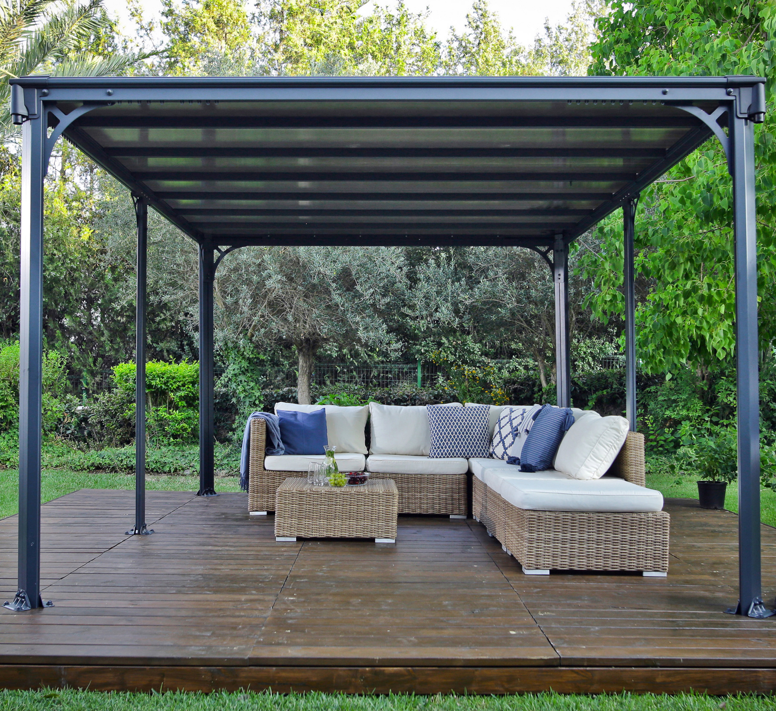 Pavillon »Milano 4300«, BxT: 309x426 cm