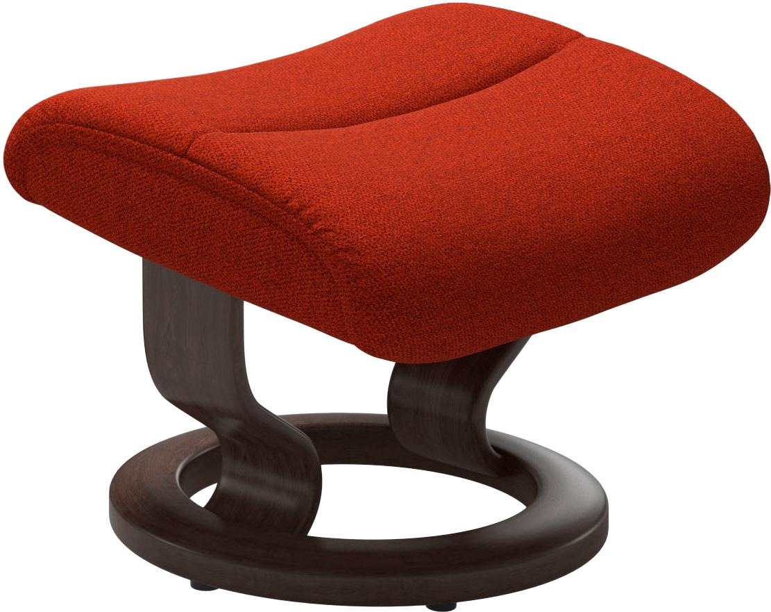Stressless® Relaxsessel »View«, (Set, Relaxsessel mit Hocker), mit Classic Base, Größe M,Gestell Wenge