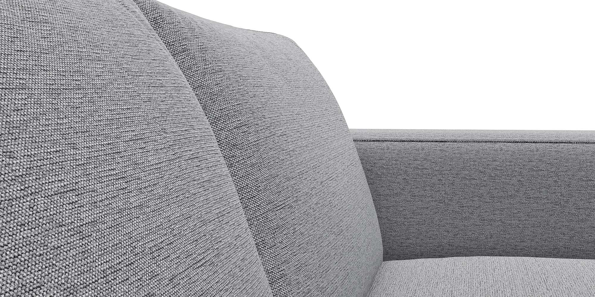 FLEXLUX 3-Sitzer »Fiore, super Sitzkomfort durch Kaltschaum im Sitz«, breite Armlehnen, Füße Alu+schwarz