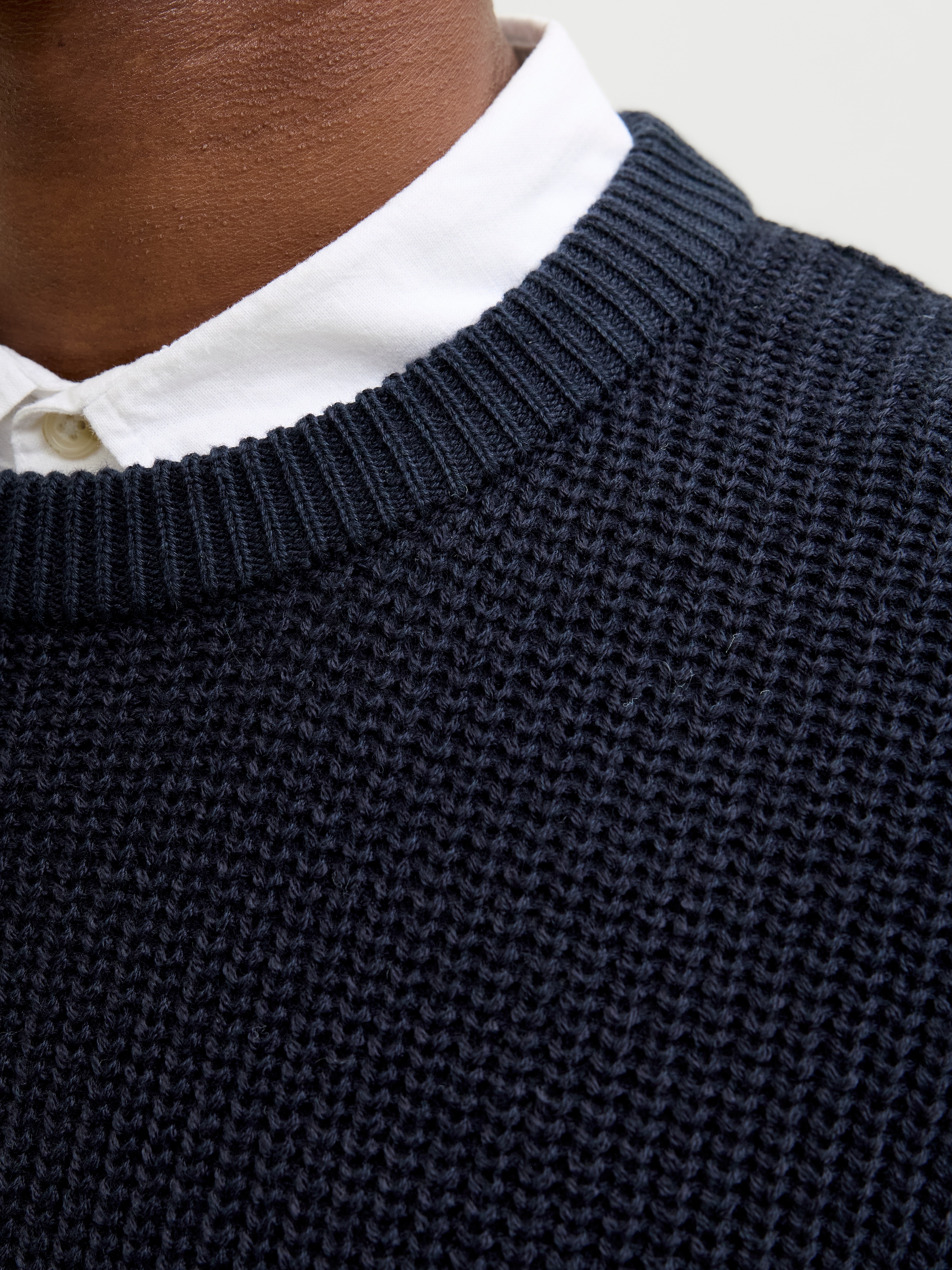 Jack & Jones Rundhalspullover »JJKAITO KNIT CREW NECK BF«