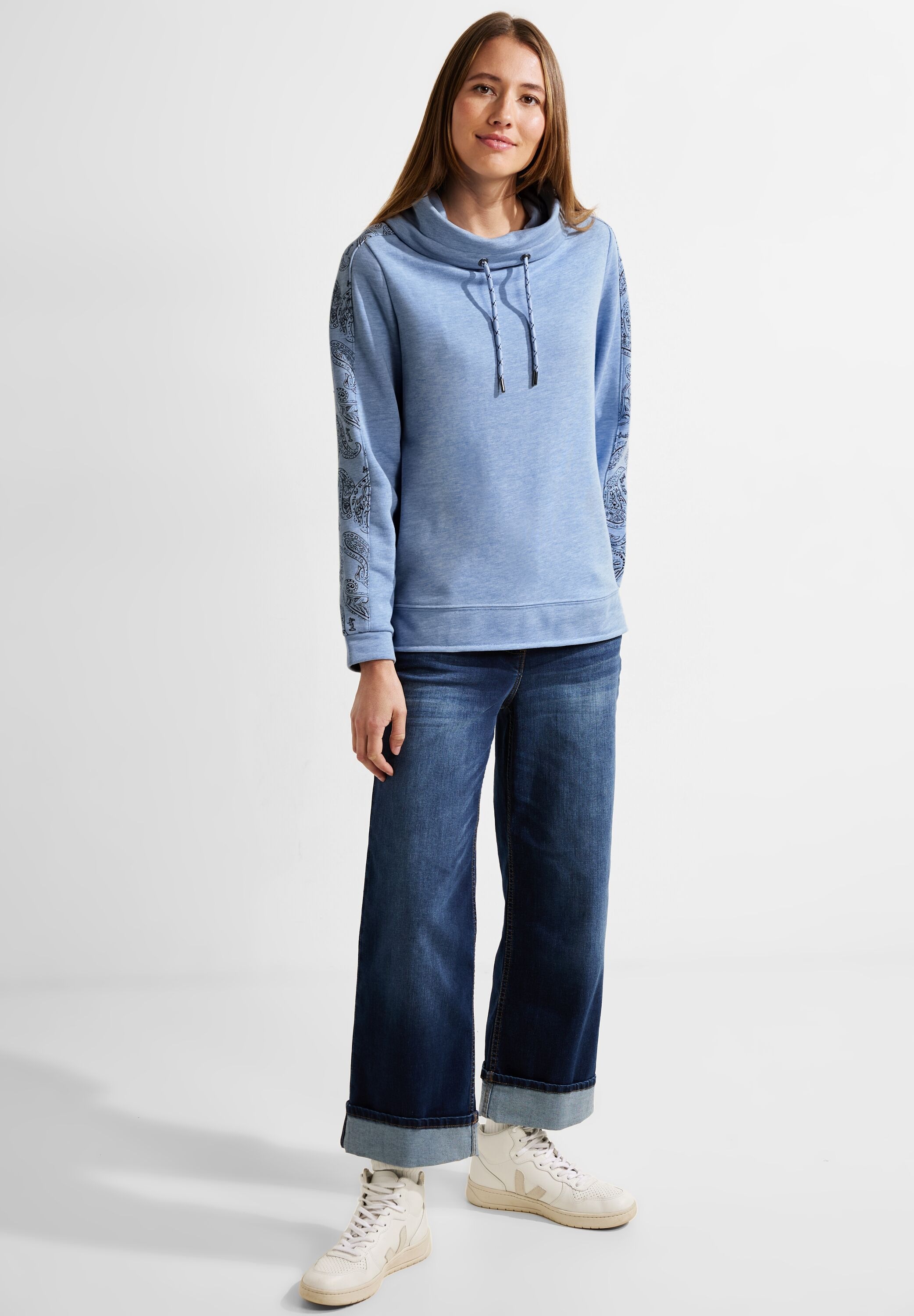 Sweatshirt, BAUR Cecil kaufen mit Glitzer-Detail | online