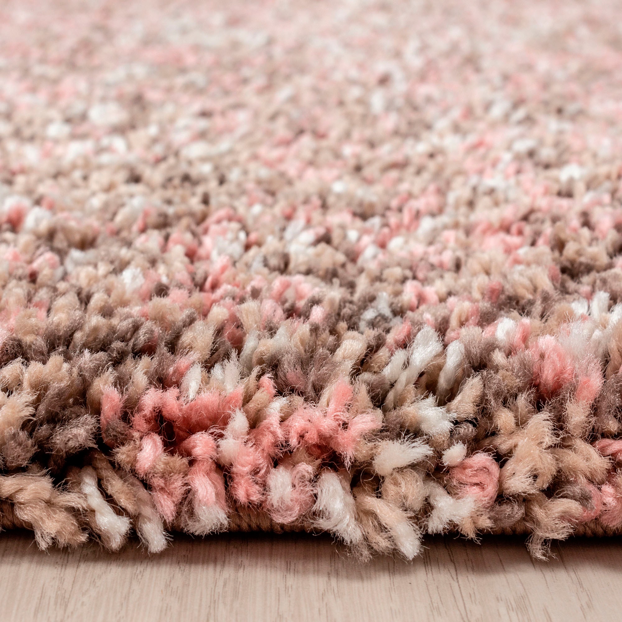 Ayyildiz Teppiche Hochflor-Teppich »Enjoy Shaggy«, rund, 50 mm Höhe, melierter Langflor, Wohnzimmer
