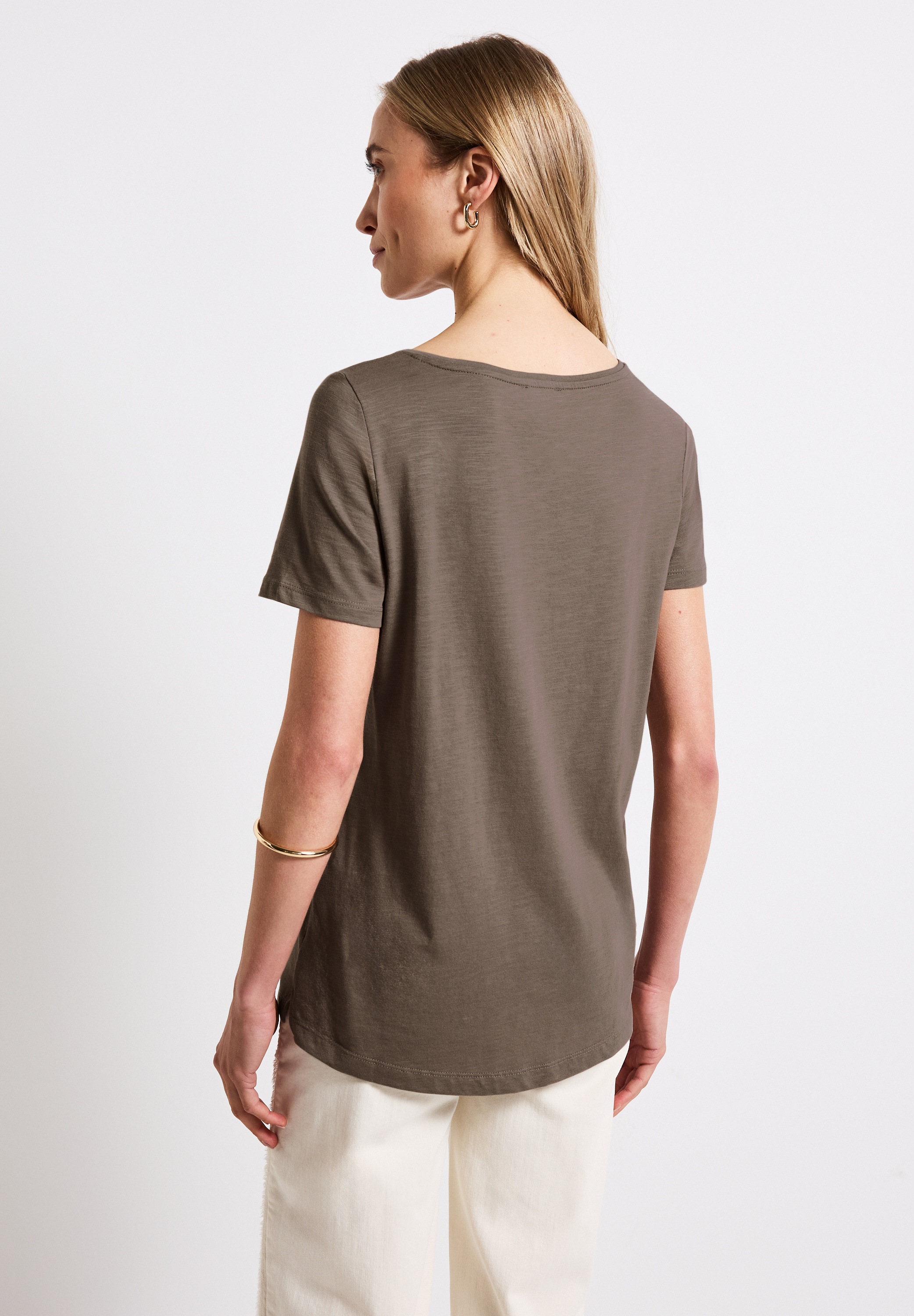 STREET ONE V-Shirt, mit V-Ausschnitt günstig online kaufen