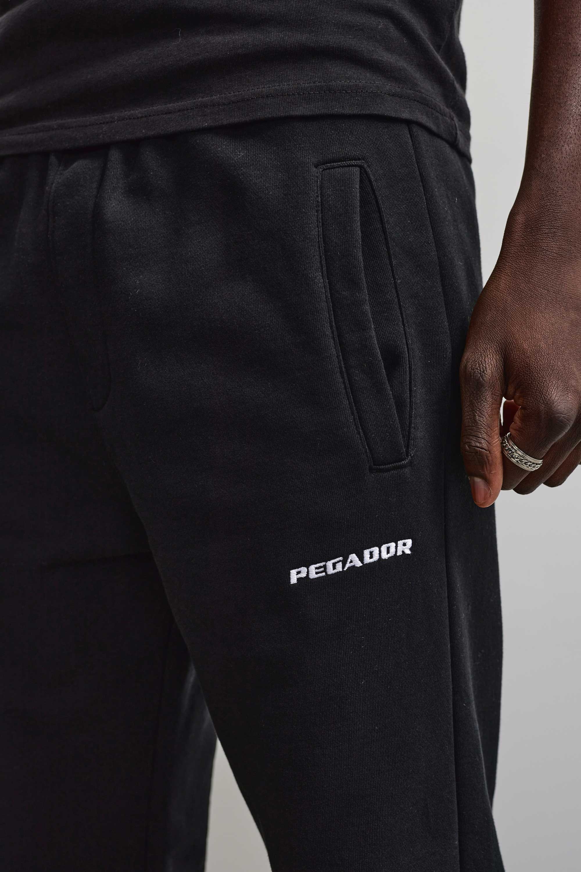 PEGADOR Sweathose »Logo Wide Sweat Pants«  Baumwollmischung, weit