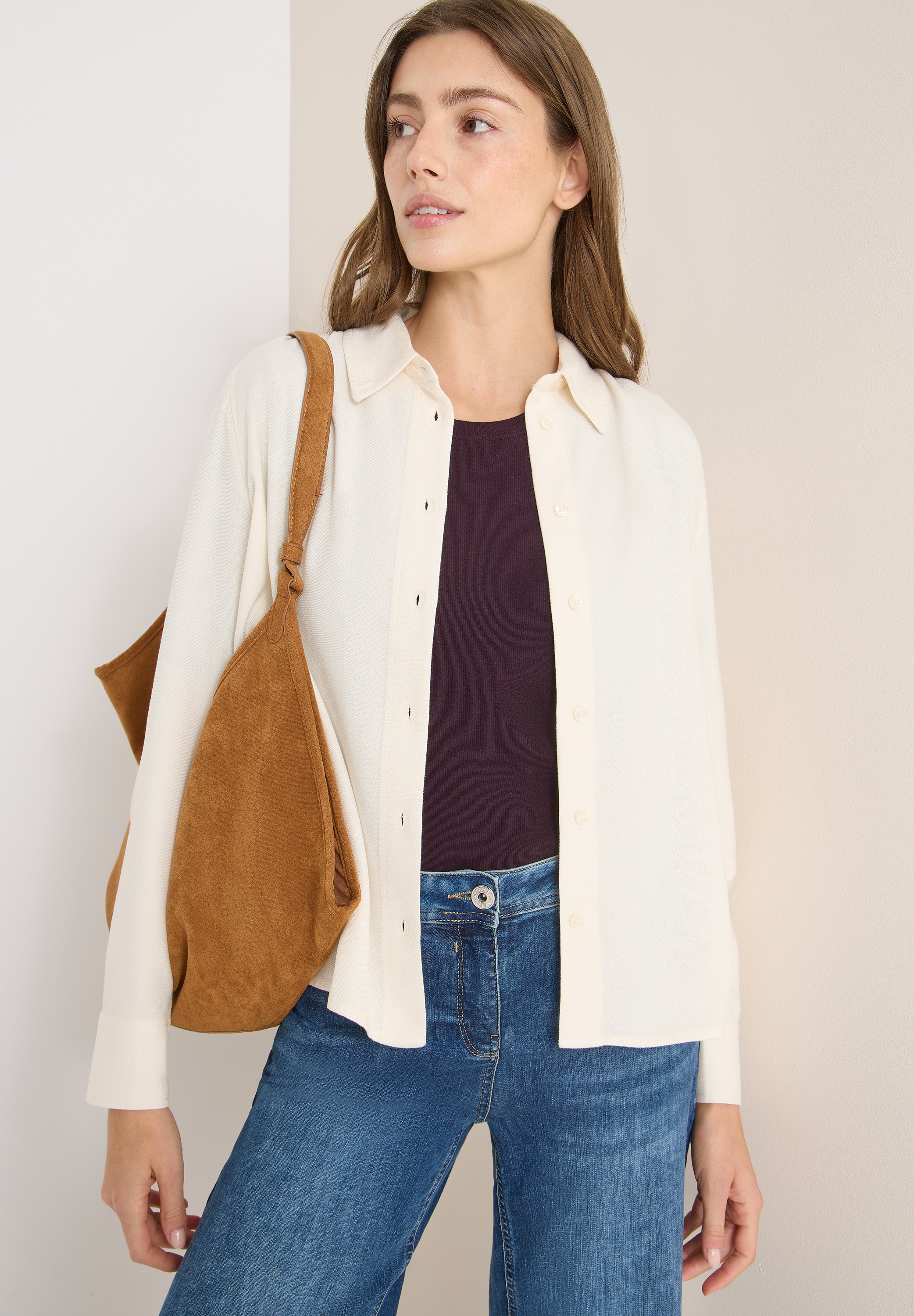 Cecil Hemdbluse mit Manschetten günstig online kaufen