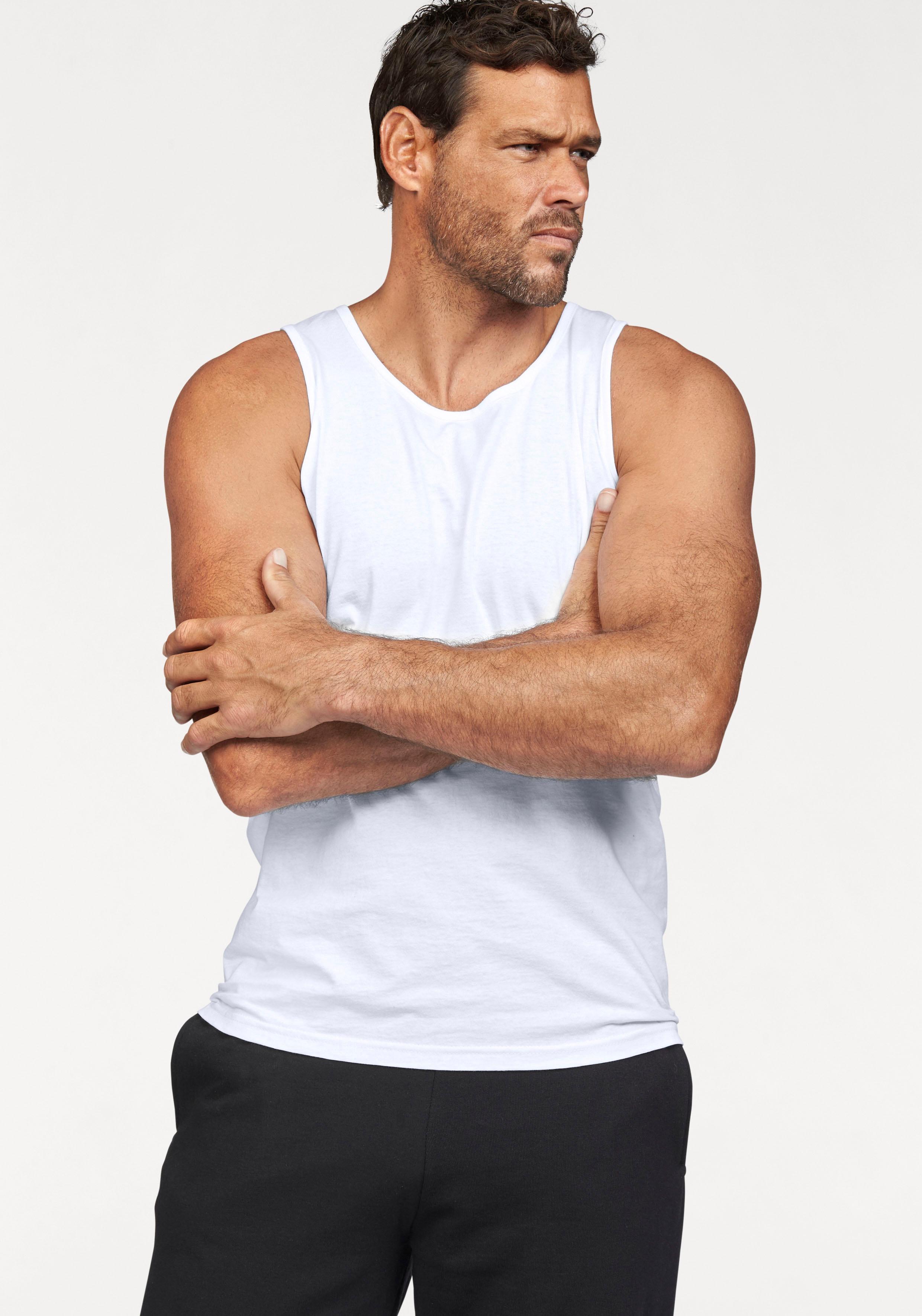 Thumbnail - Fruit of the Loom Tanktop Packung, 2 Stk. tlg. aus reiner Baumwolle