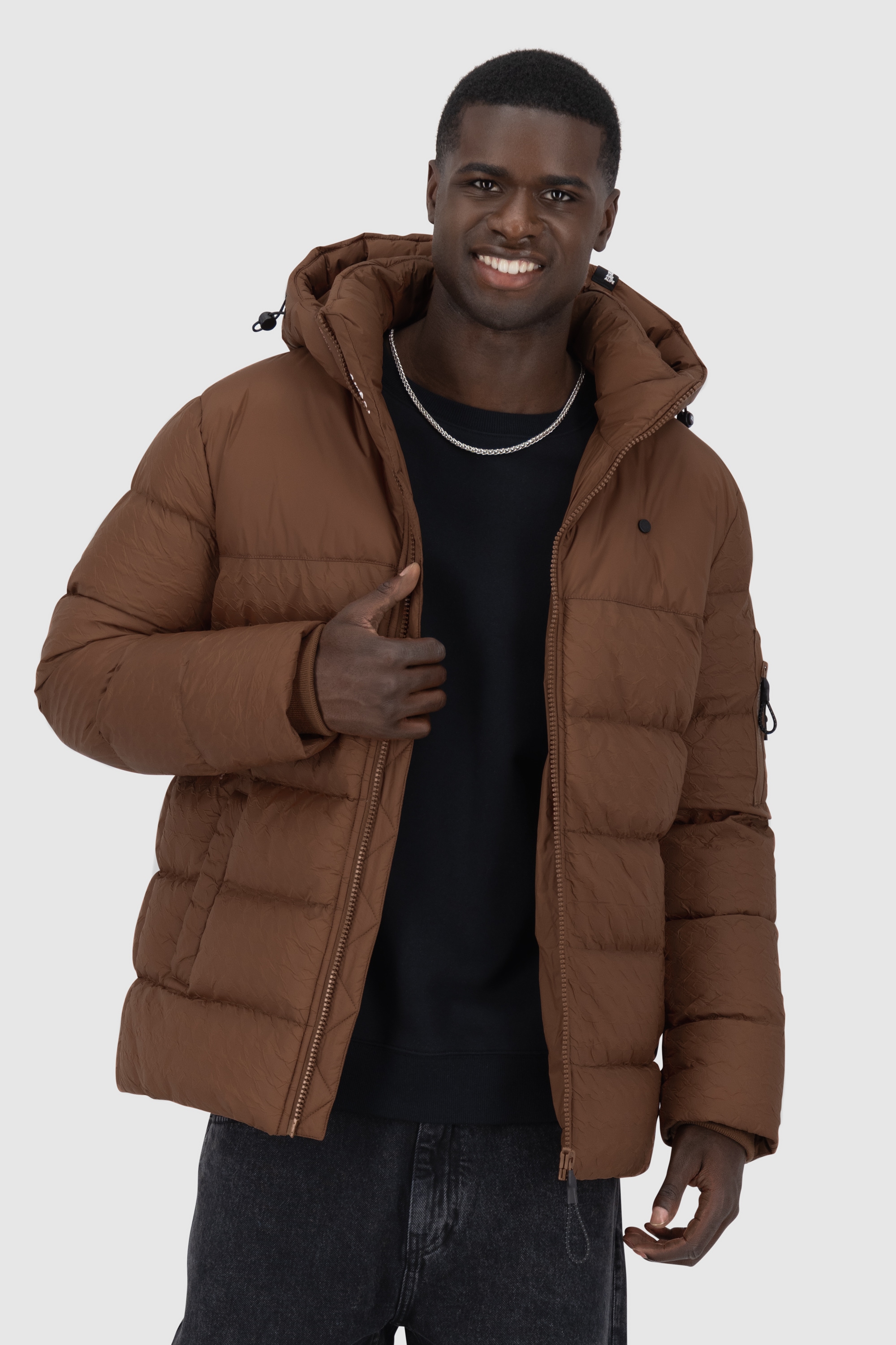 Alife & Kickin Winterjacke »Herren BeatAK A«, Warme gefütterte Herrenwinterjacke mit abnehmbarer Kapuze