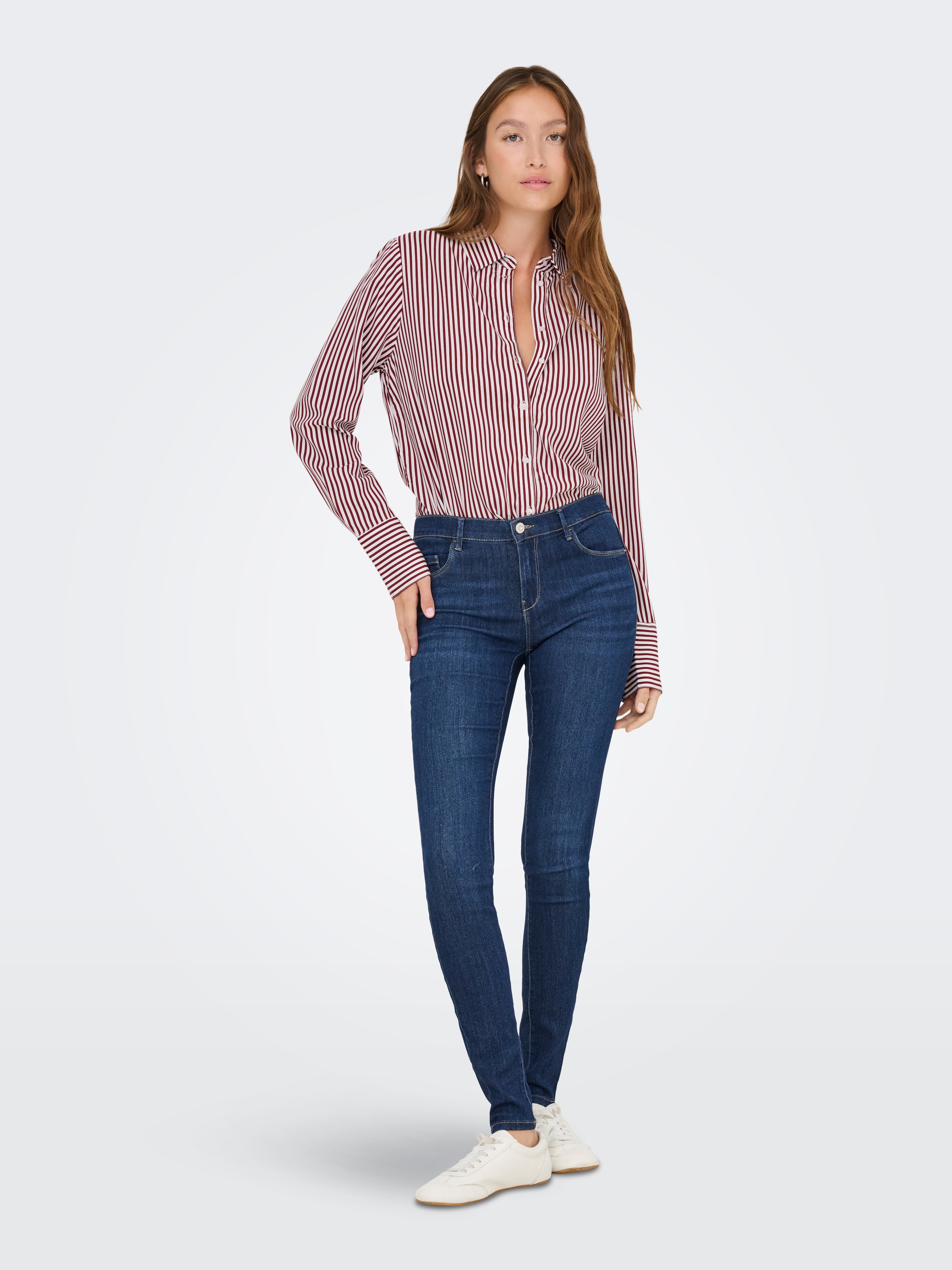 ONLY Hemdbluse »ONLBERIT LIFE L/S SHIRT WVN«