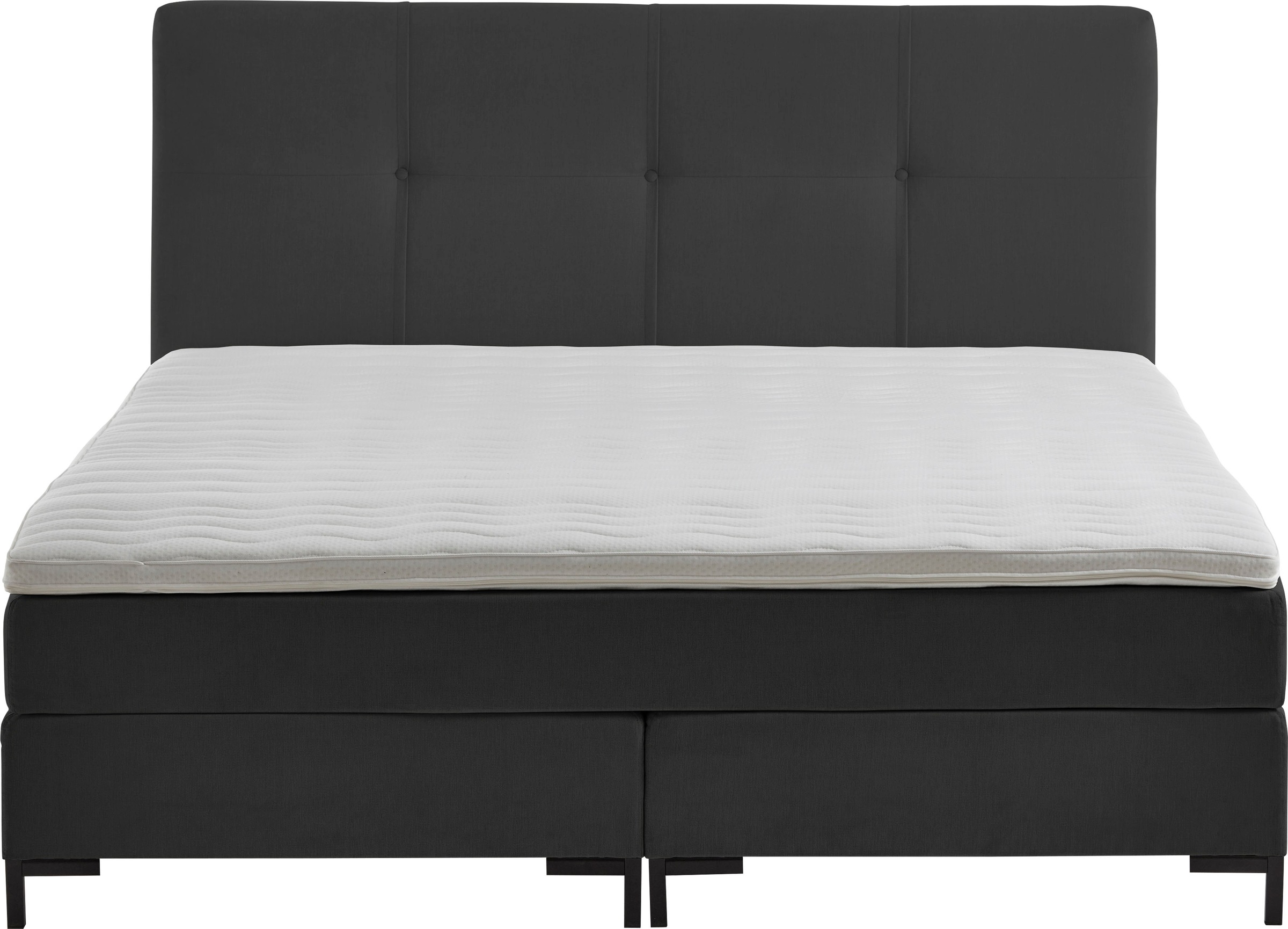 ATLANTIC home collection Boxspringbett »Romy«, Taschen-Federkernmatratze, inkl. Topper