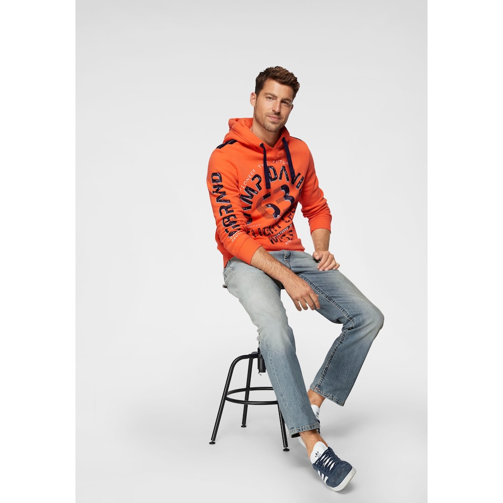 CAMP DAVID Loose-fit-Jeans, mit markanten Nähten und Stretch