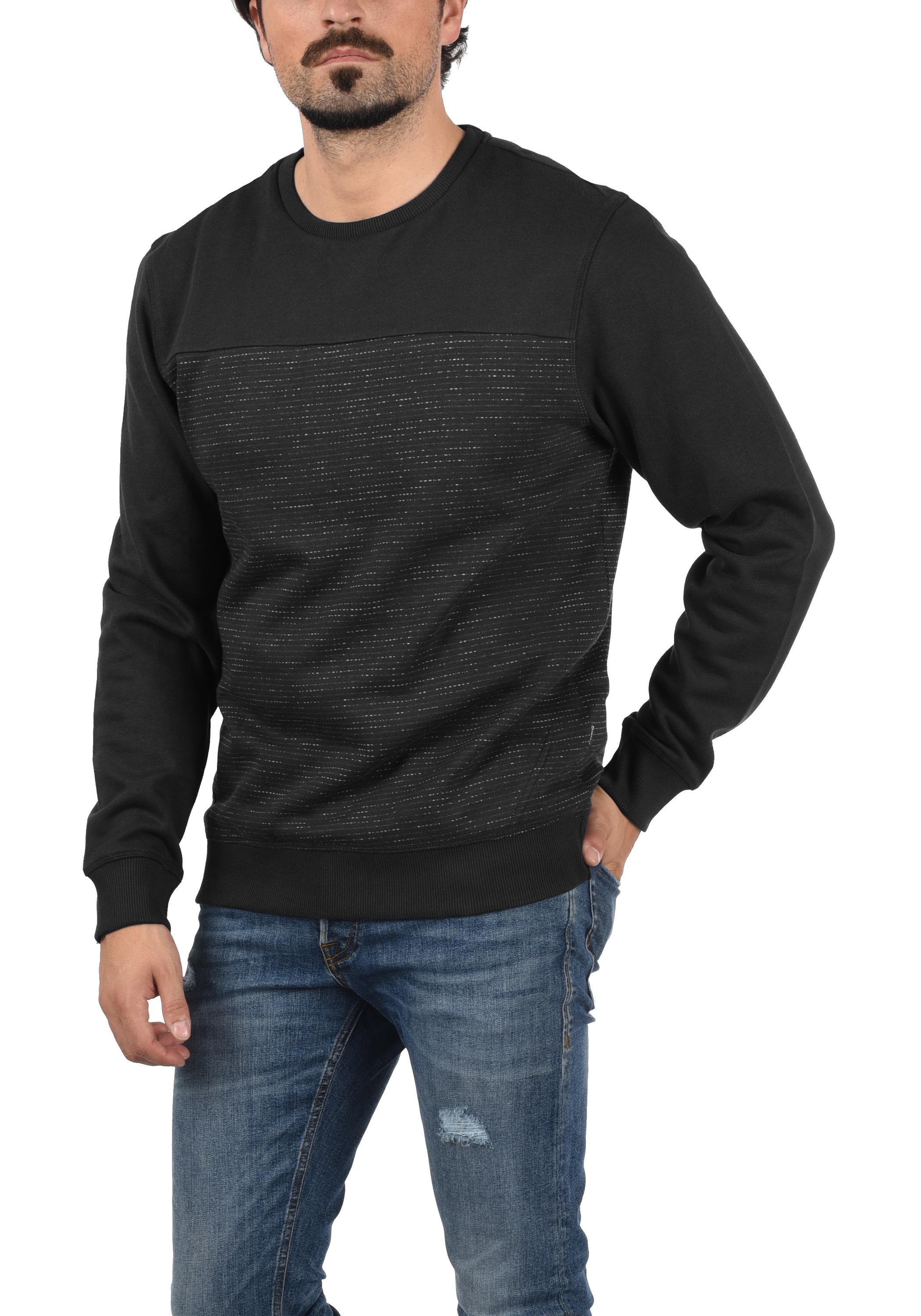 Blend Longpullover "BHTok", Klassisches Sweatshirt mit Rundhalsausschnitt günstig online kaufen