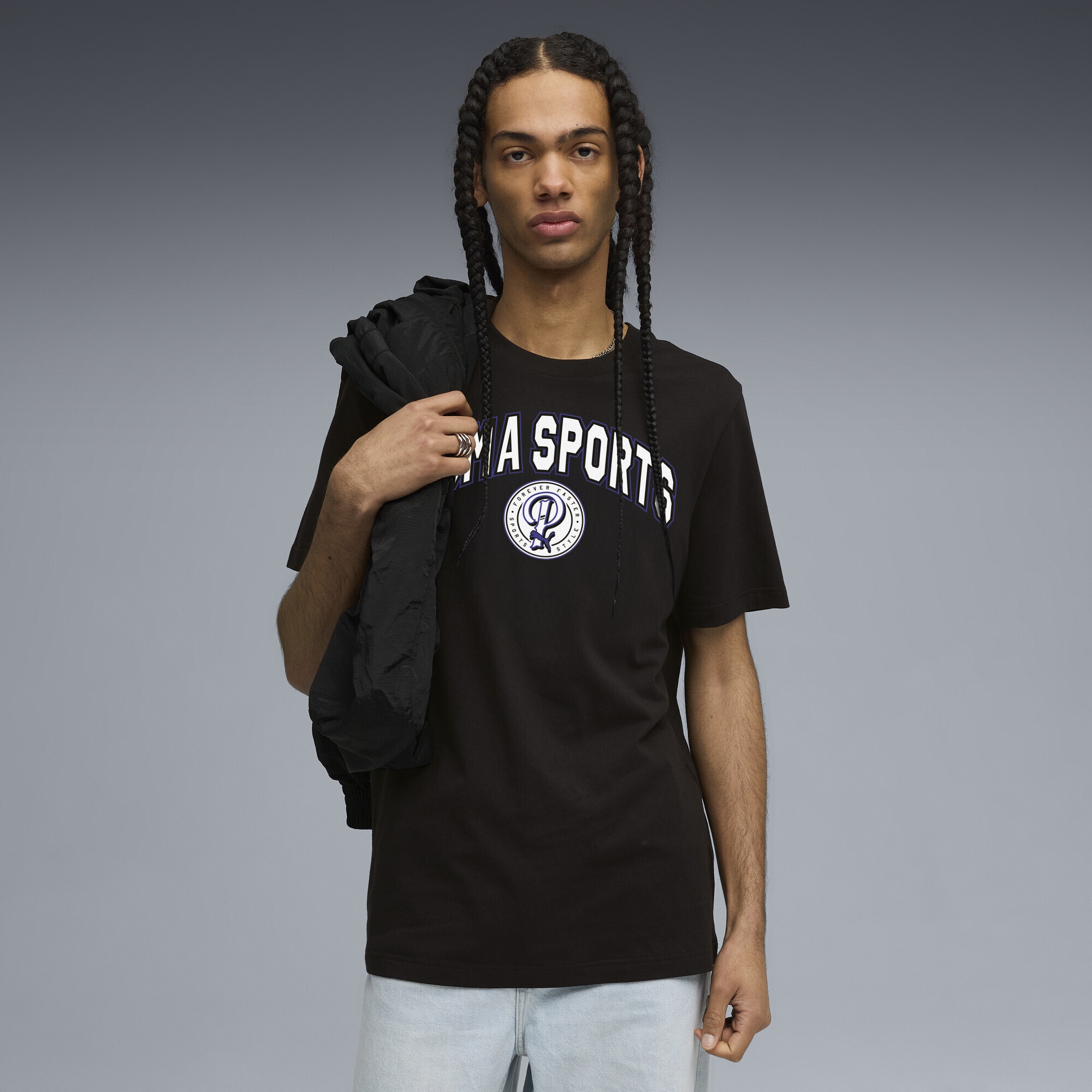PUMA T-Shirt »Wardrobe Essentials Sports Legacy T-Shirt Herren«