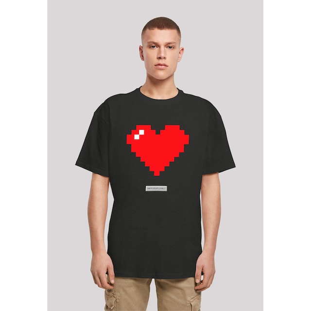 F4NT4STIC T-Shirt »Pixel Herz Good Vibes Happy People«, Print ▷ kaufen |  BAUR