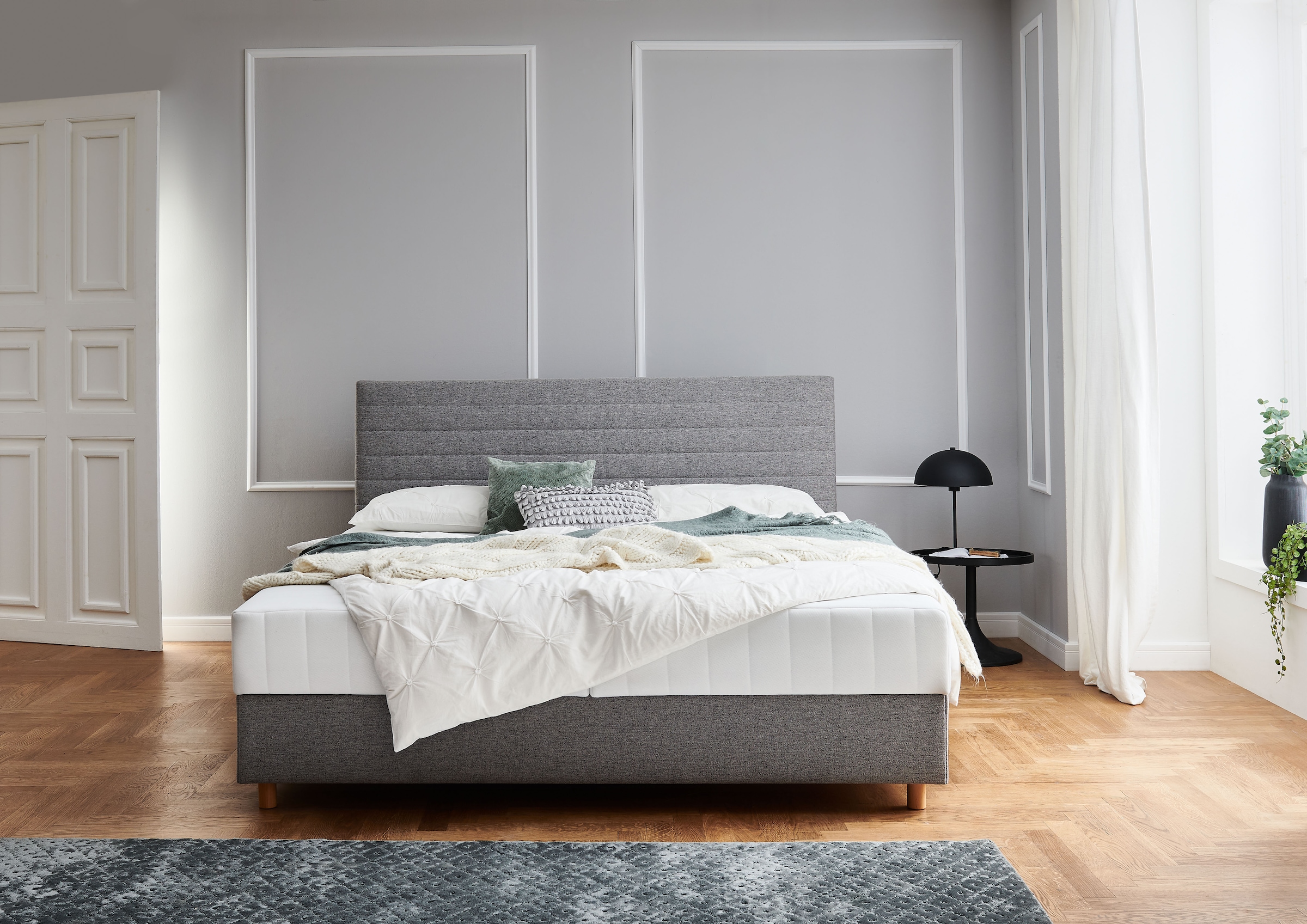 ATLANTIC home collection 1100000002199 "Josie" mit Taschen-Federkernmatratze und Bettkasten