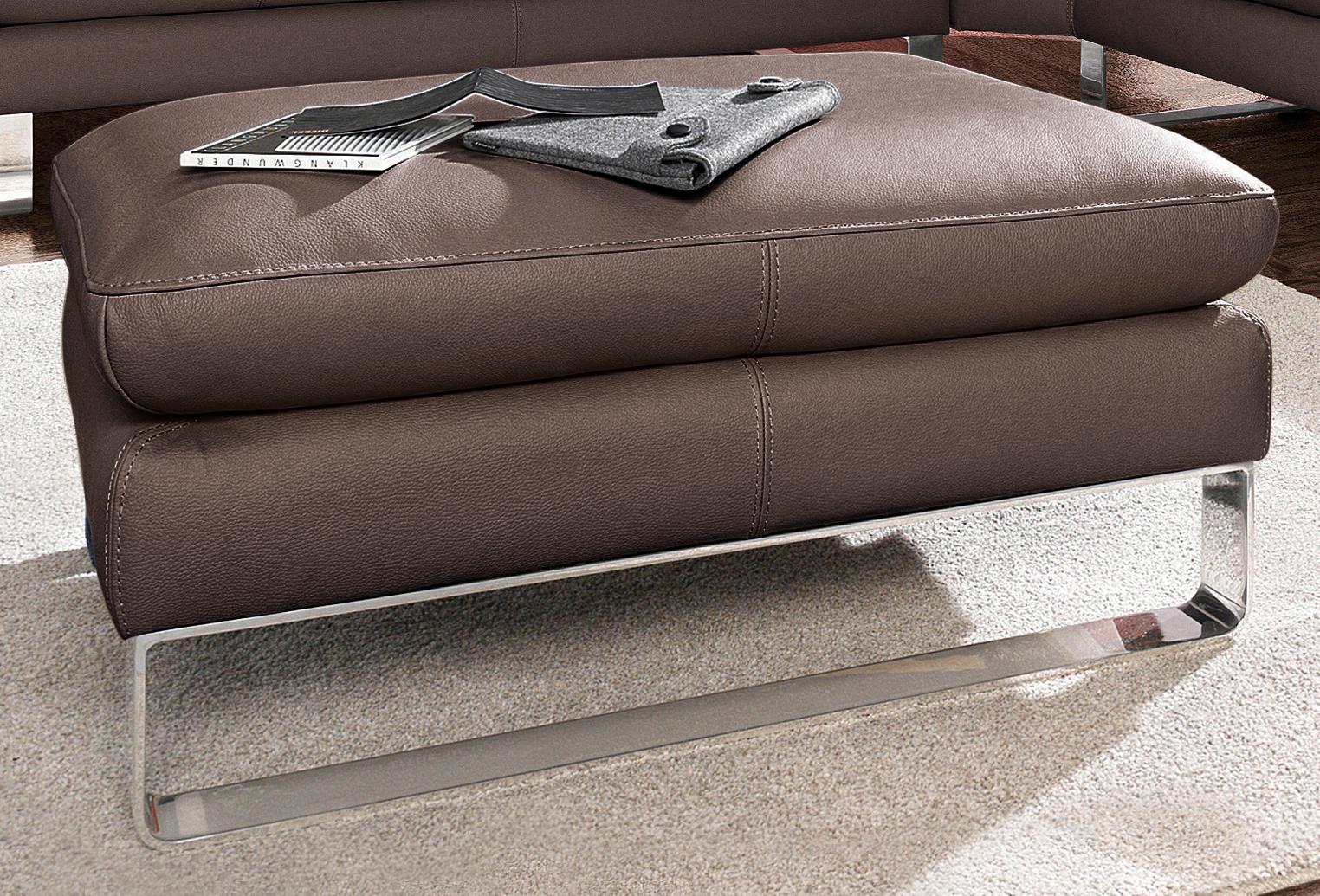 CALIA ITALIA Hocker "Dave hochwertig und bequem, B/T 95/68cm" mit Kufenfuß