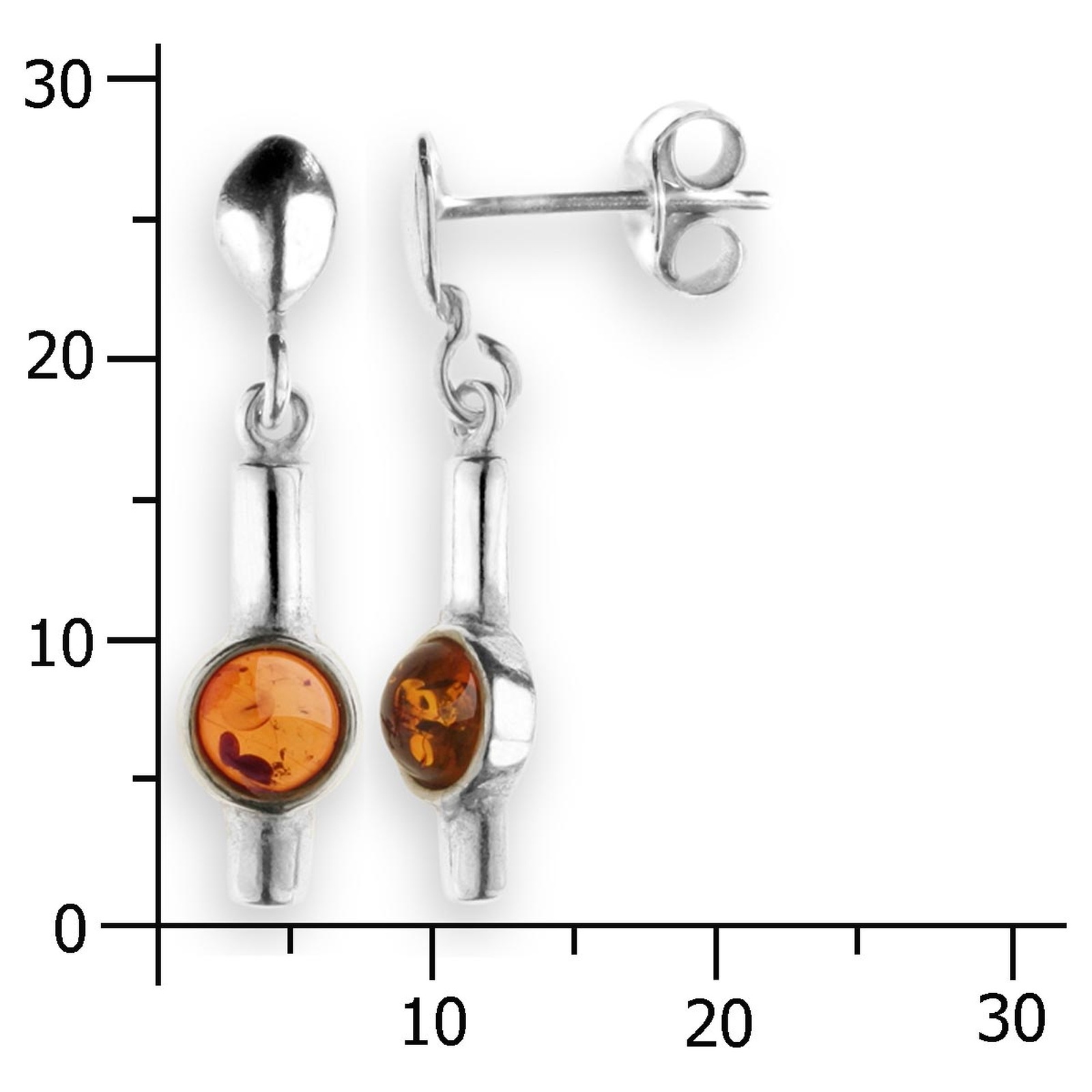 OSTSEE-SCHMUCK Paar Ohrhänger »Ostsee-Schmuck Ohrhänger Cirsten Ohrhänger Cirsten«, (2 tlg.)