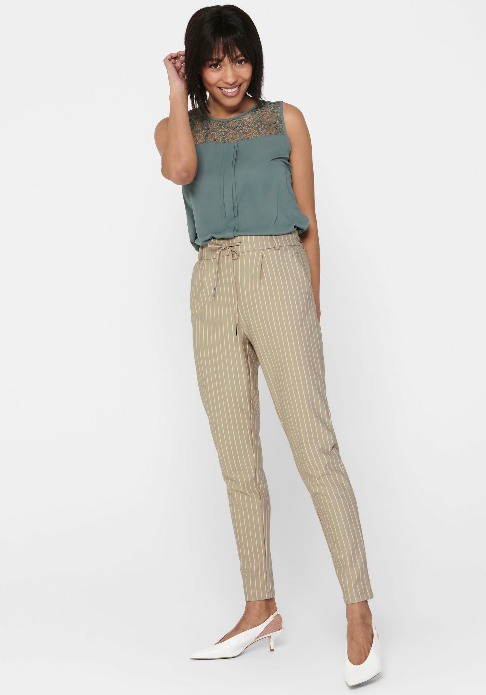 Thumbnail - ONLY Jogger Pants "ONLPOPTRASH EASY RUSH STRIPE PNT NOOS"