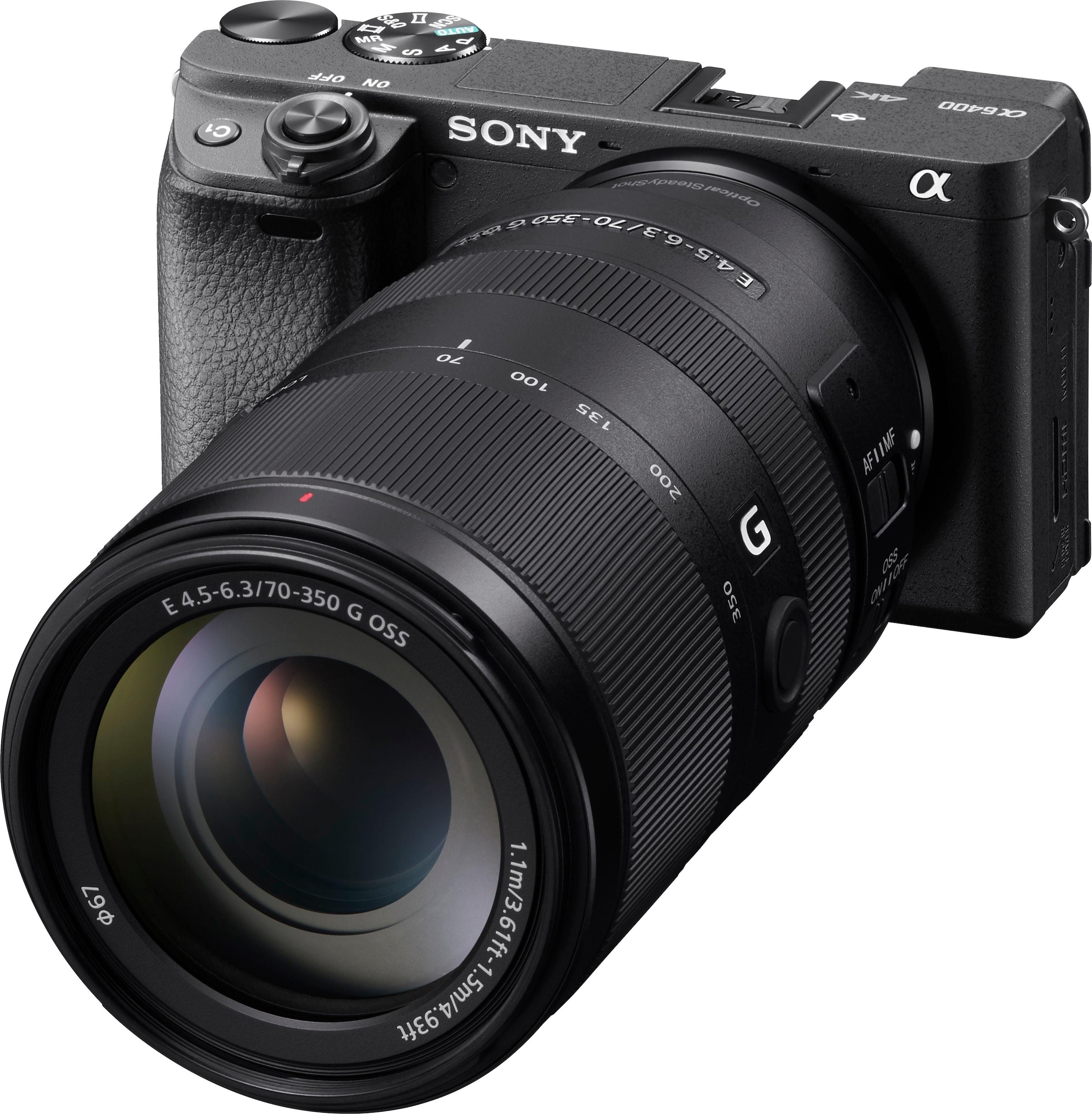 Sony Objektiv »SEL-70350G E-Mount Super-Telezoom«, E 70-350mm F4.5-6.3 G, OSS, APS-C