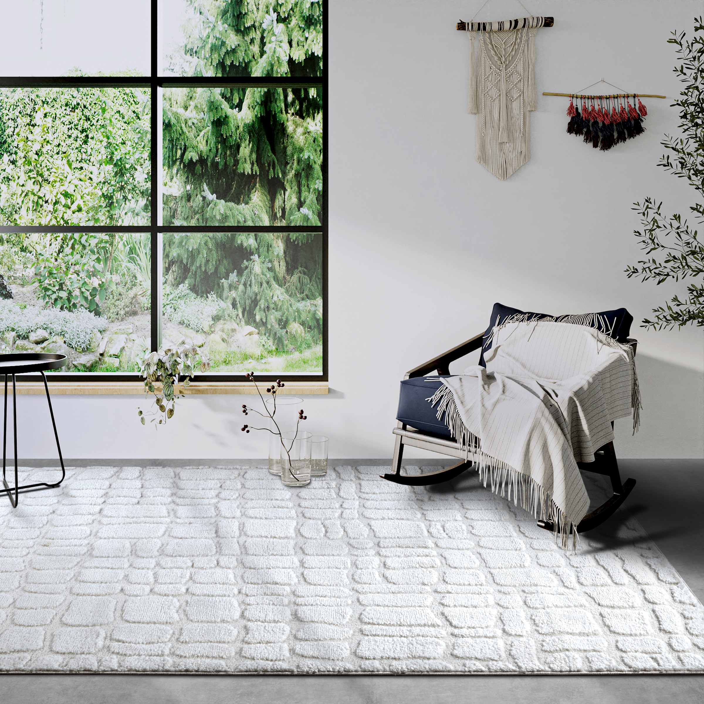 ELLE DECORATION Designteppich »Artistique«, rechteckig, 18 mm Höhe, Hochflor, Shaggy, Läufer, weich, Langflor, modern, Hoch Tief Effekt
