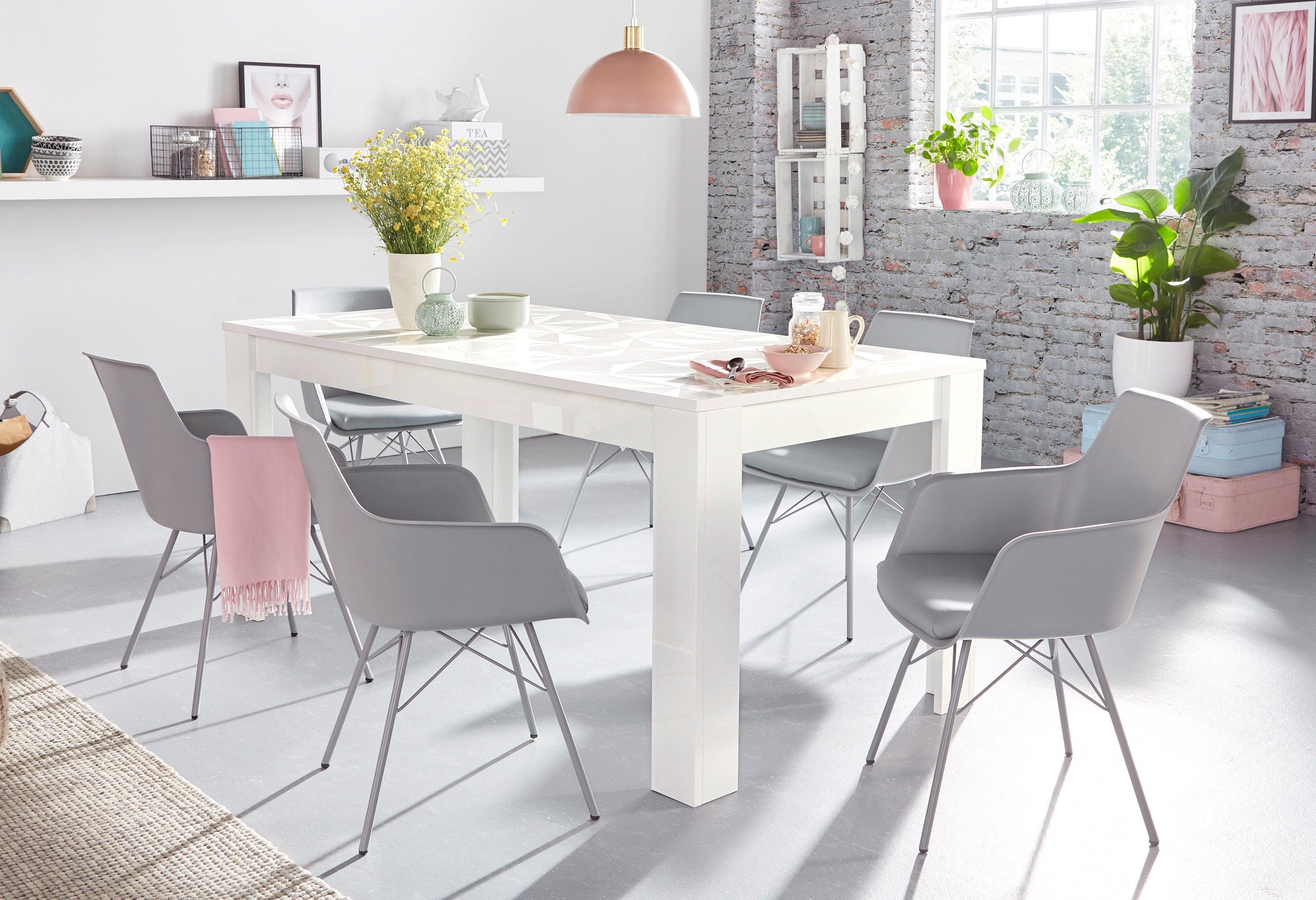 INOSIGN Esstisch »Prisma«, Breite 180 cm -228 cm