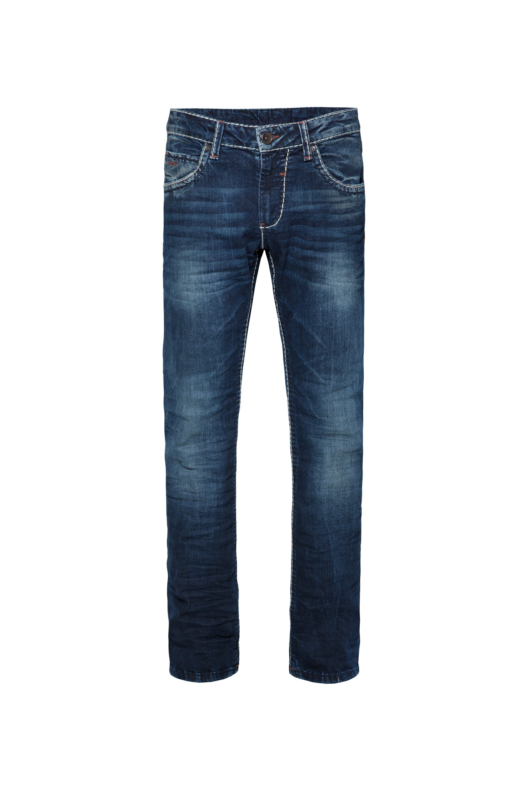 CAMP DAVID Regular-fit-Jeans, mit Kontrast-Riegel