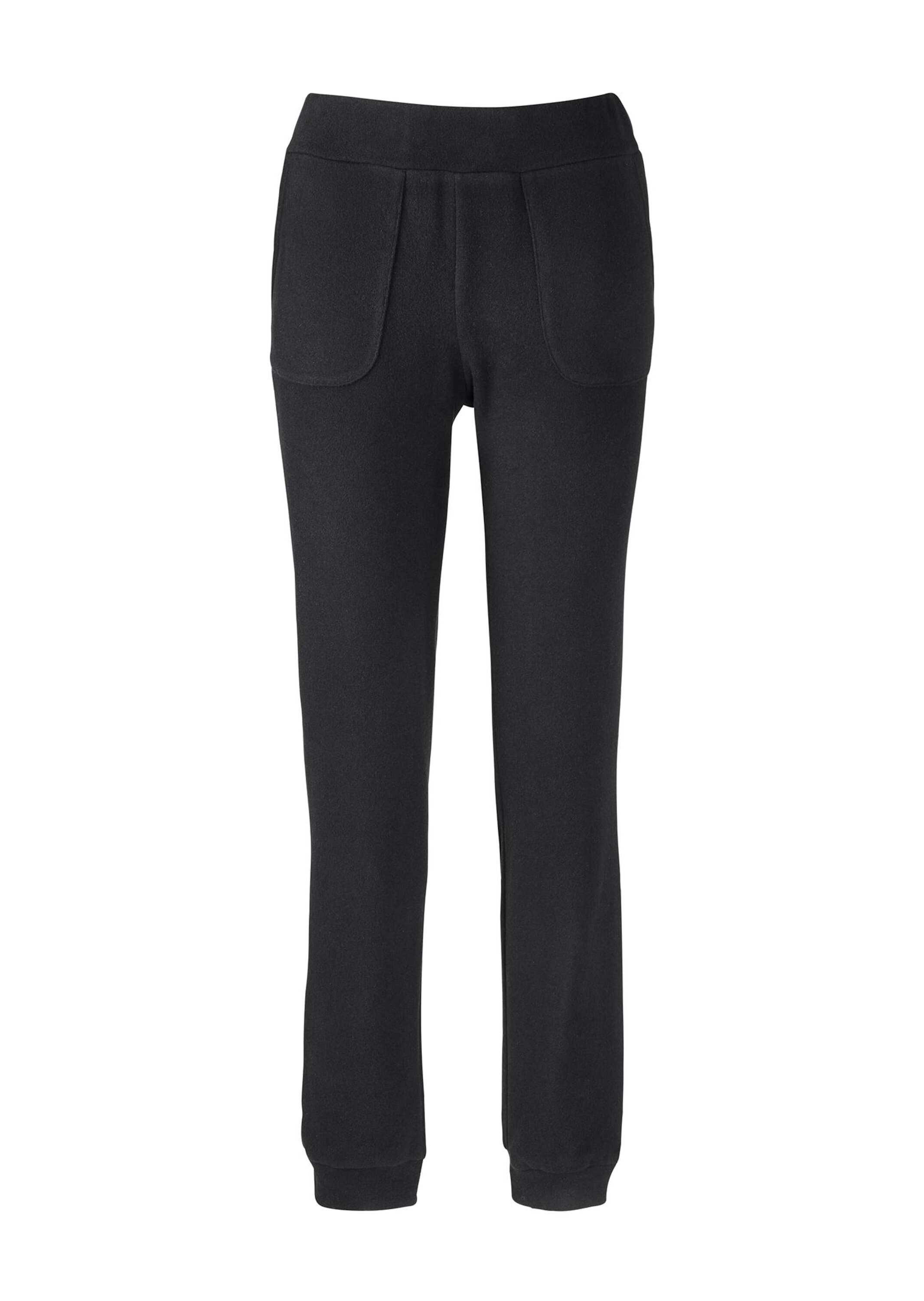 GOLDNER 2-in-1-Hose »Kurzgröße Bequeme Flausch-Freizeithose mit Bündchen«