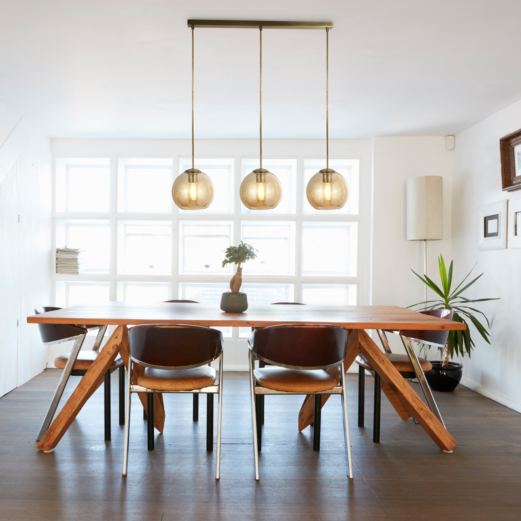 Searchlight Hängeleuchte »Balls 3Lt Bar Pendant« E27 1 Stk.