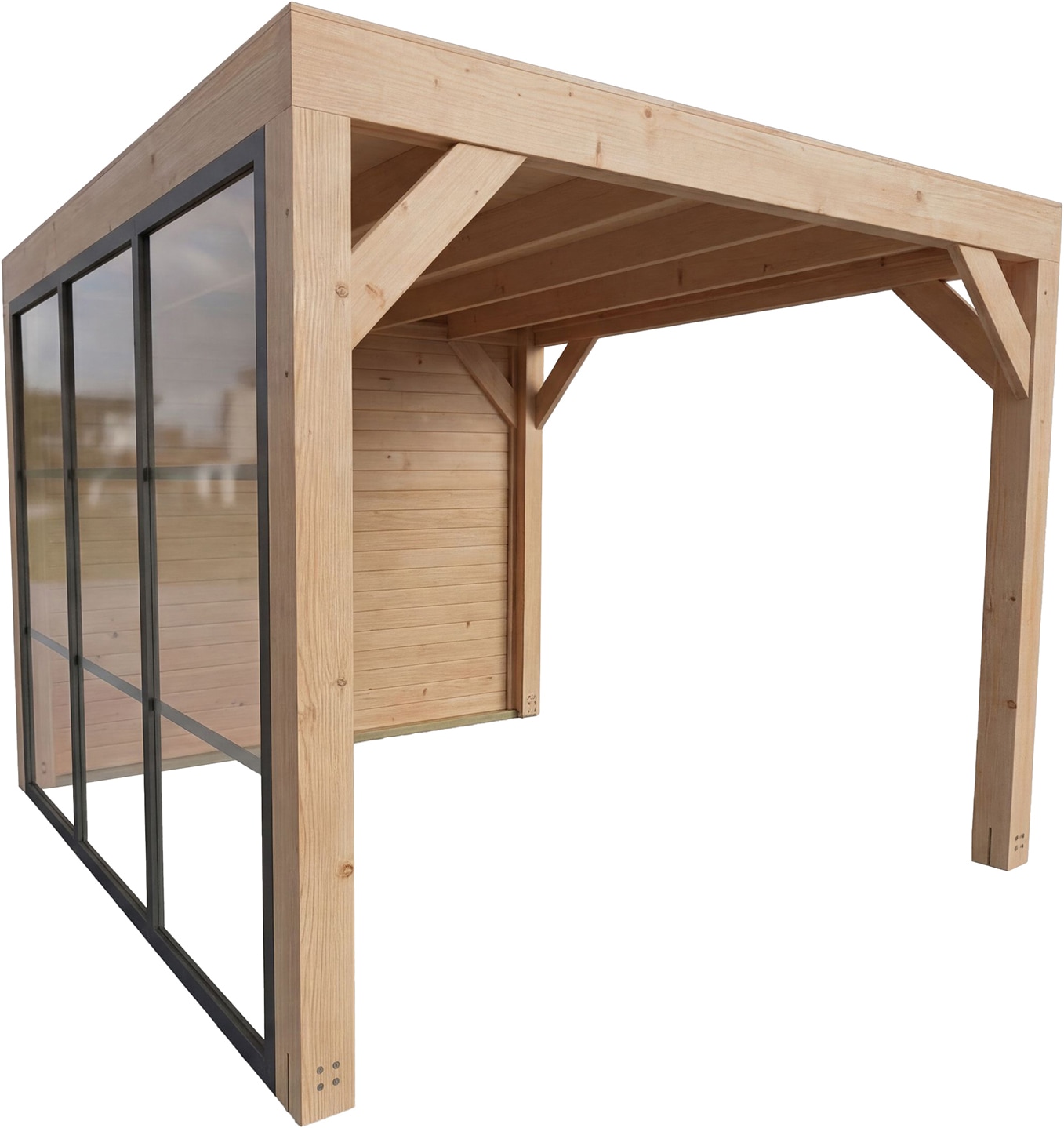 weka Holzpavillon »Lumley Lauben-Set Gr. 1.2« BxTxH: 307x307x245 cm