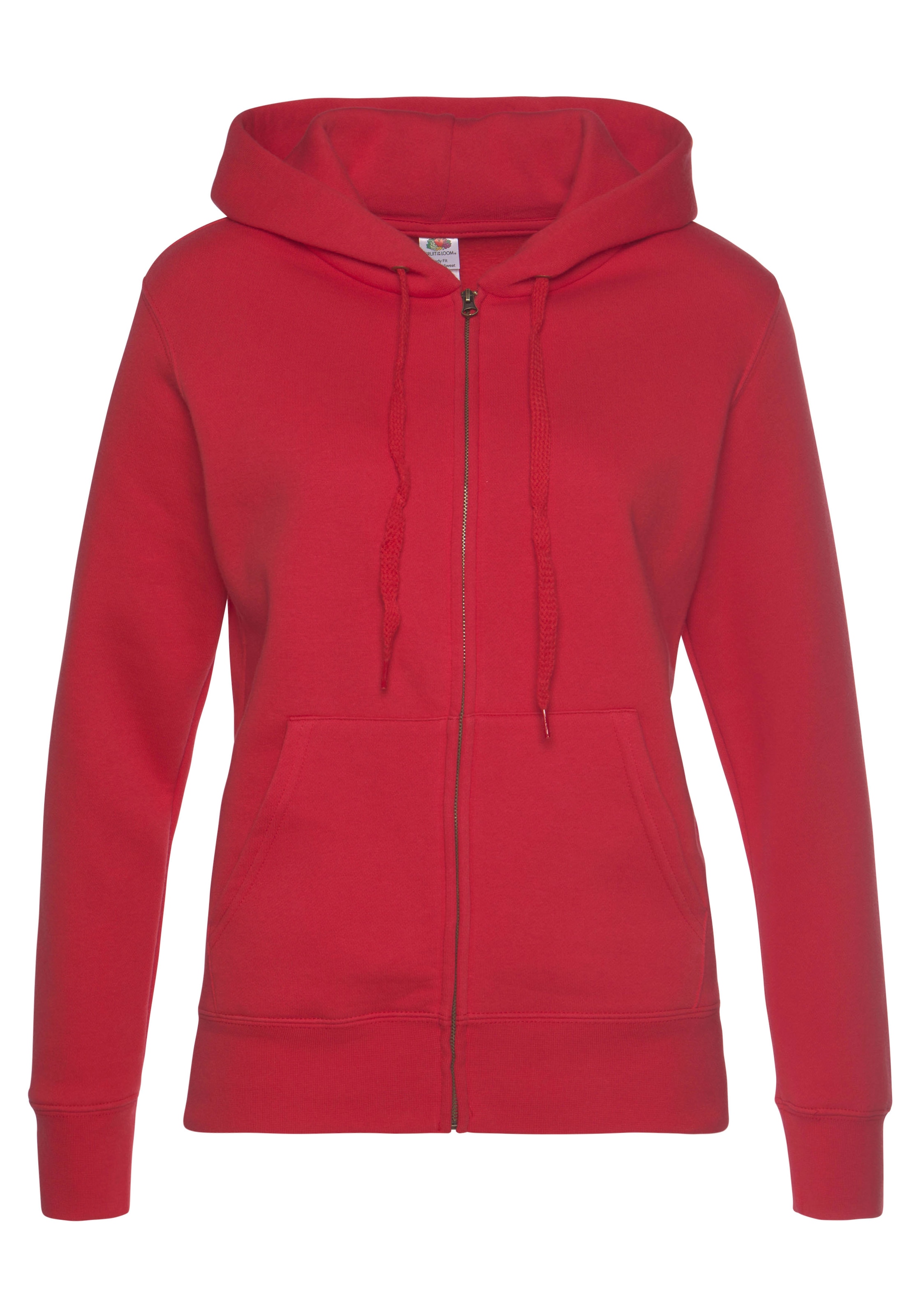 Fruit of the Loom Kapuzensweatshirt »Lady-Fit Premium hooded Sweat Jacket«