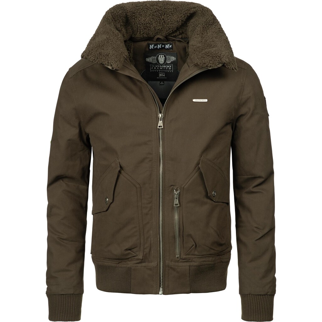 Navahoo Winterjacke »Jim«, mit Kapuze