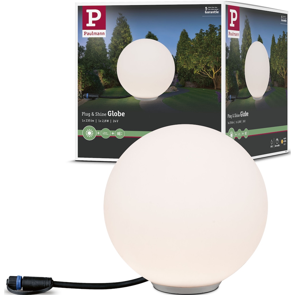 Paulmann LED Kugelleuchte »Plug & Shine«, 1 flammig-flammig