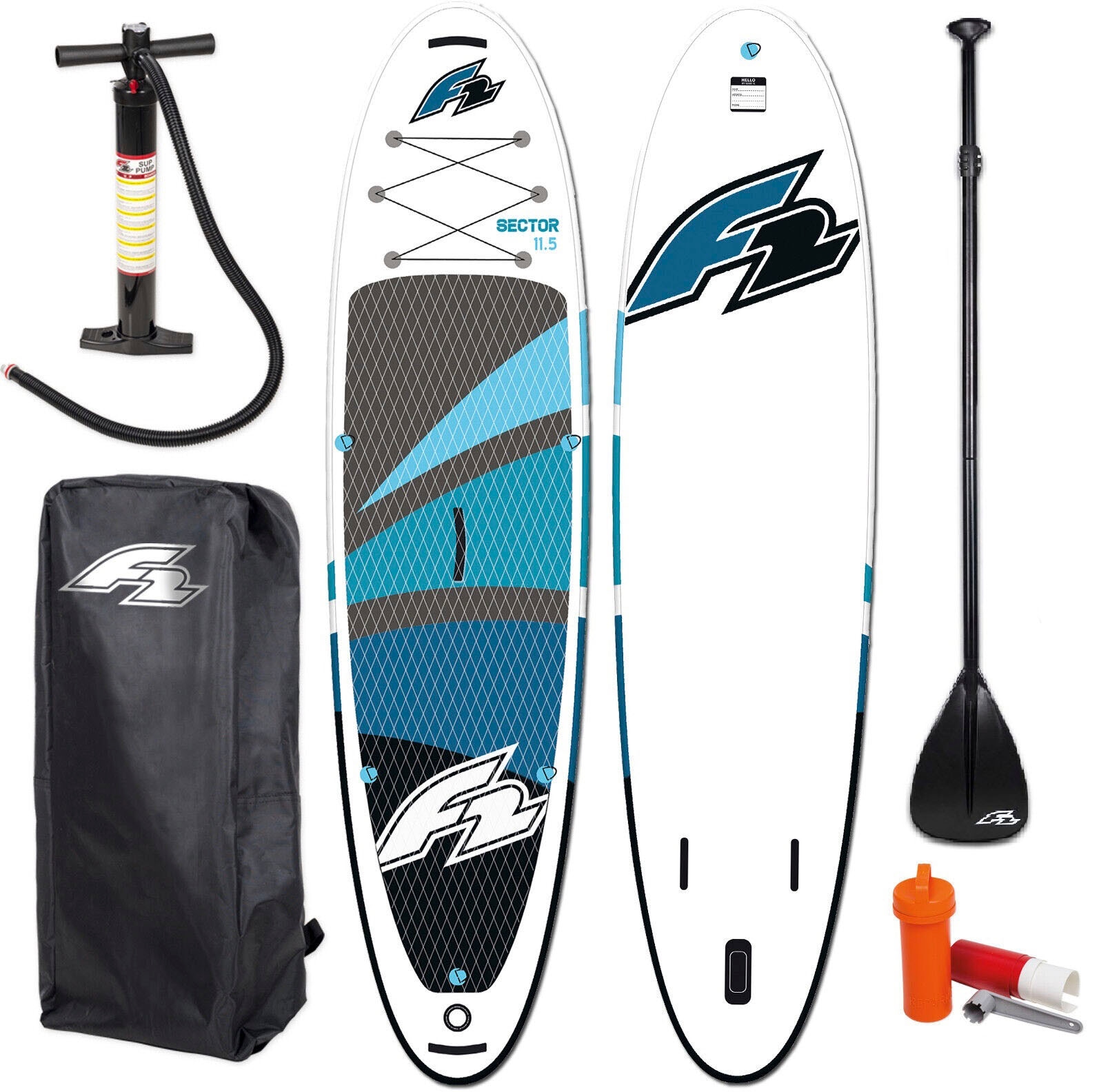 SUP-Board »Sector blue«, (Packung, 5 tlg.)