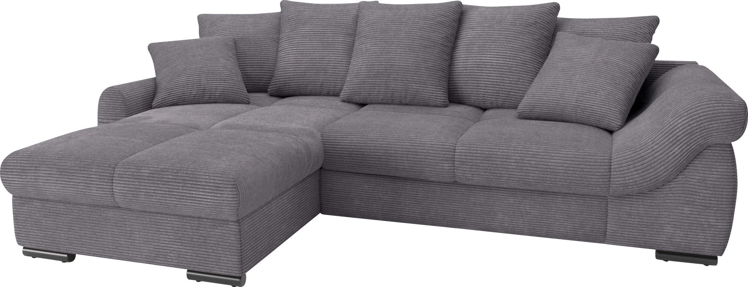 Mr. Couch Ecksofa "Livorno DuraFlex L-Form", inkl. Hochschläfer-Bettauszug, günstig online kaufen