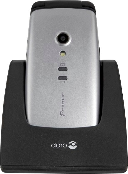 Doro Handy »Primo 406«, silberfarben, 6,1 cm/2,4 Zoll