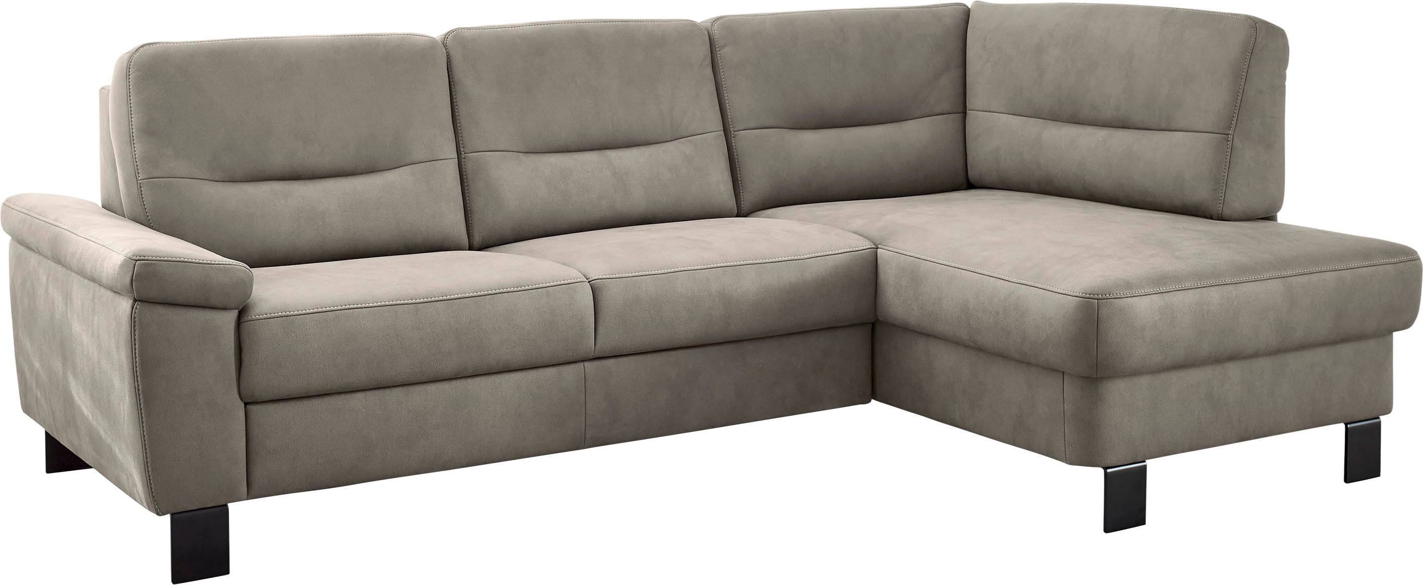 Die PlanBar Ecksofa "PP-PF23172 L-Form, Breite 244 cm" Eckgarnitur mit besonders kleinem Stellmaß ca. 160 x 244 cm