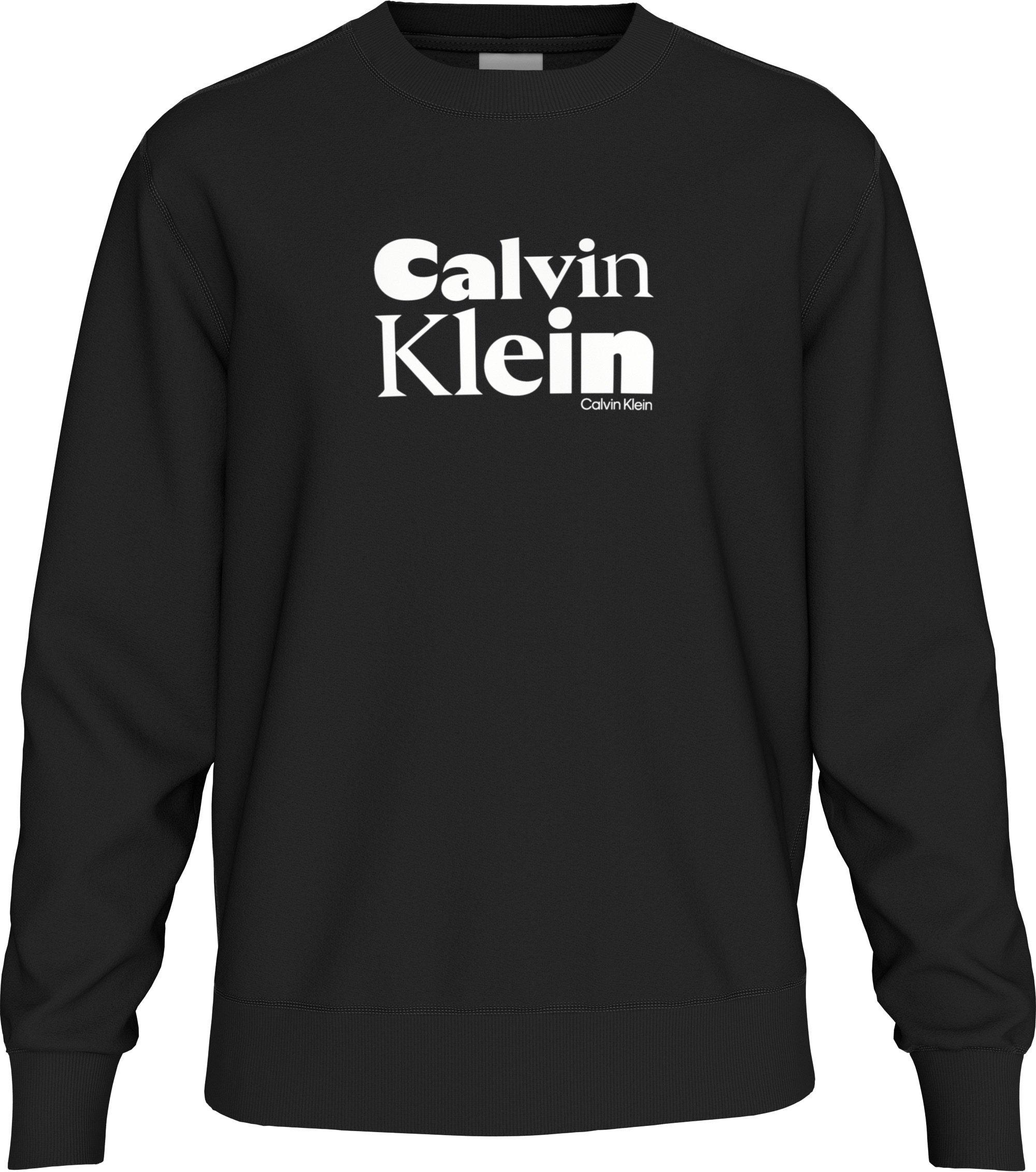 Calvin Klein Sweatshirt »LS EU 350TERRY CALVIN BOLD GRAPH«, Rundhalsausschnitt, regular fit