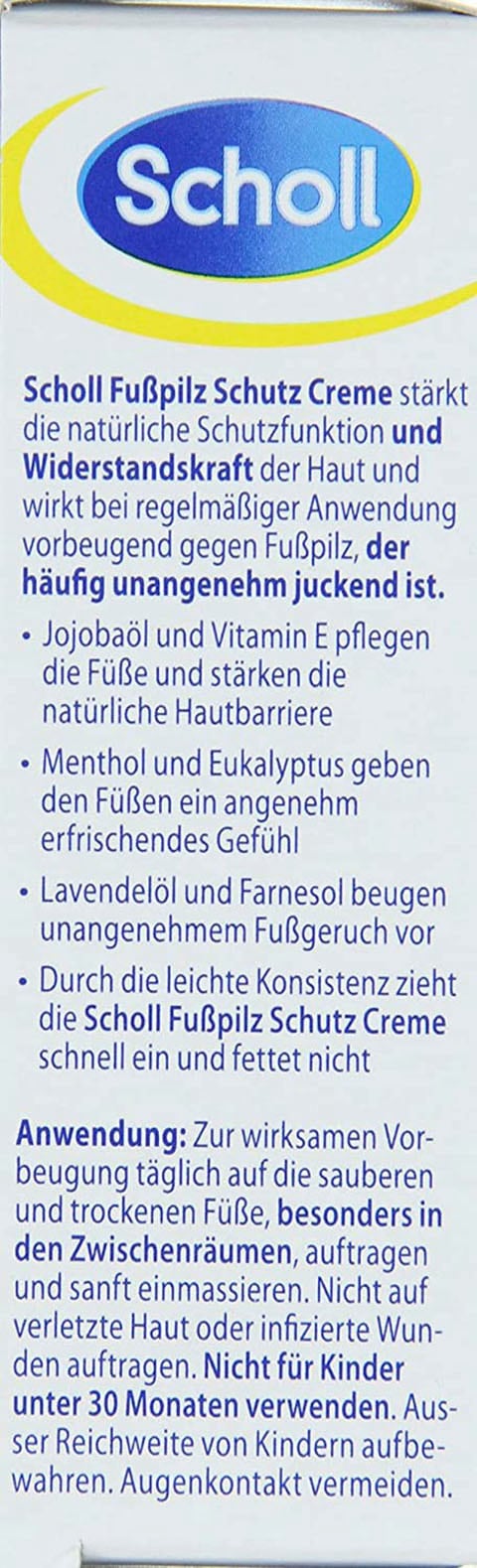 Scholl Fußcreme, Fußpilz Schutzcreme