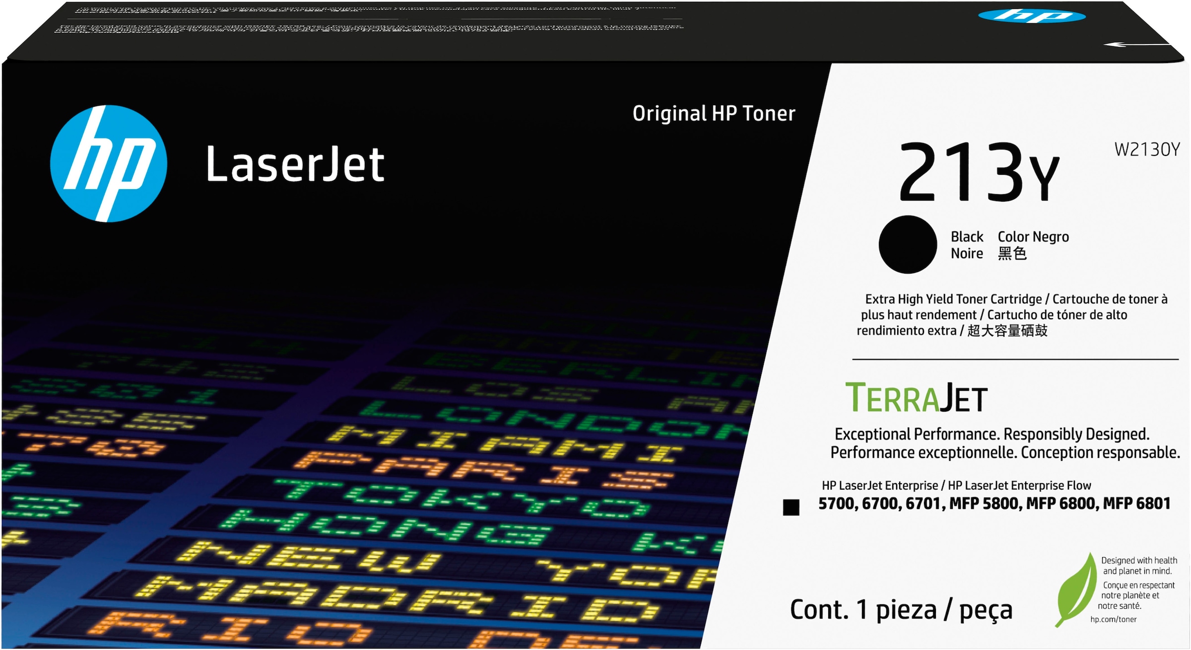 HP Tonerpatrone "HP original Toner 216 Farben Y/M/C/B + Größen A +X", schwarz, Tonerpatronen