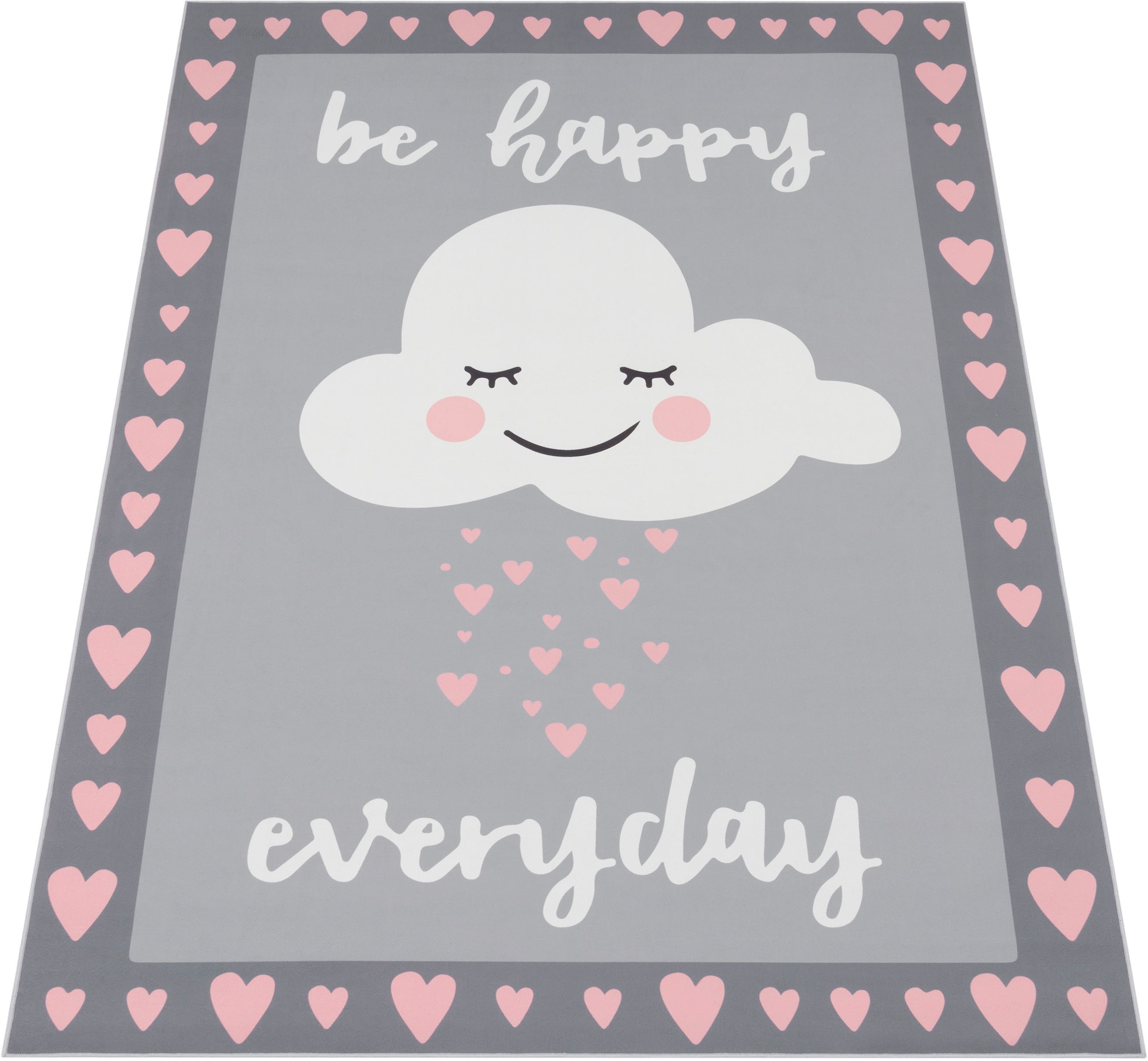 Paco Home Kinderteppich "Aleyna 119" rechteckig 5 mm Höhe Spielteppich, bed günstig online kaufen