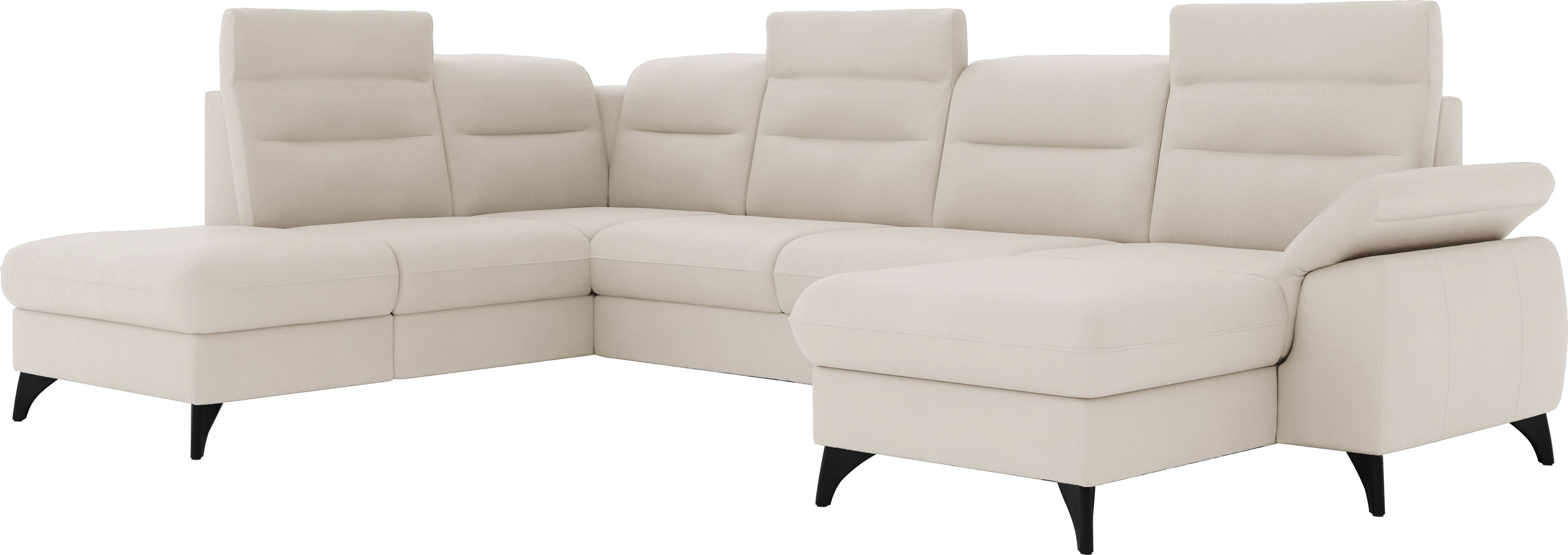 sit&more Wohnlandschaft "Astoria U-Form" wahlweise mit motorischer Relaxfunktion
