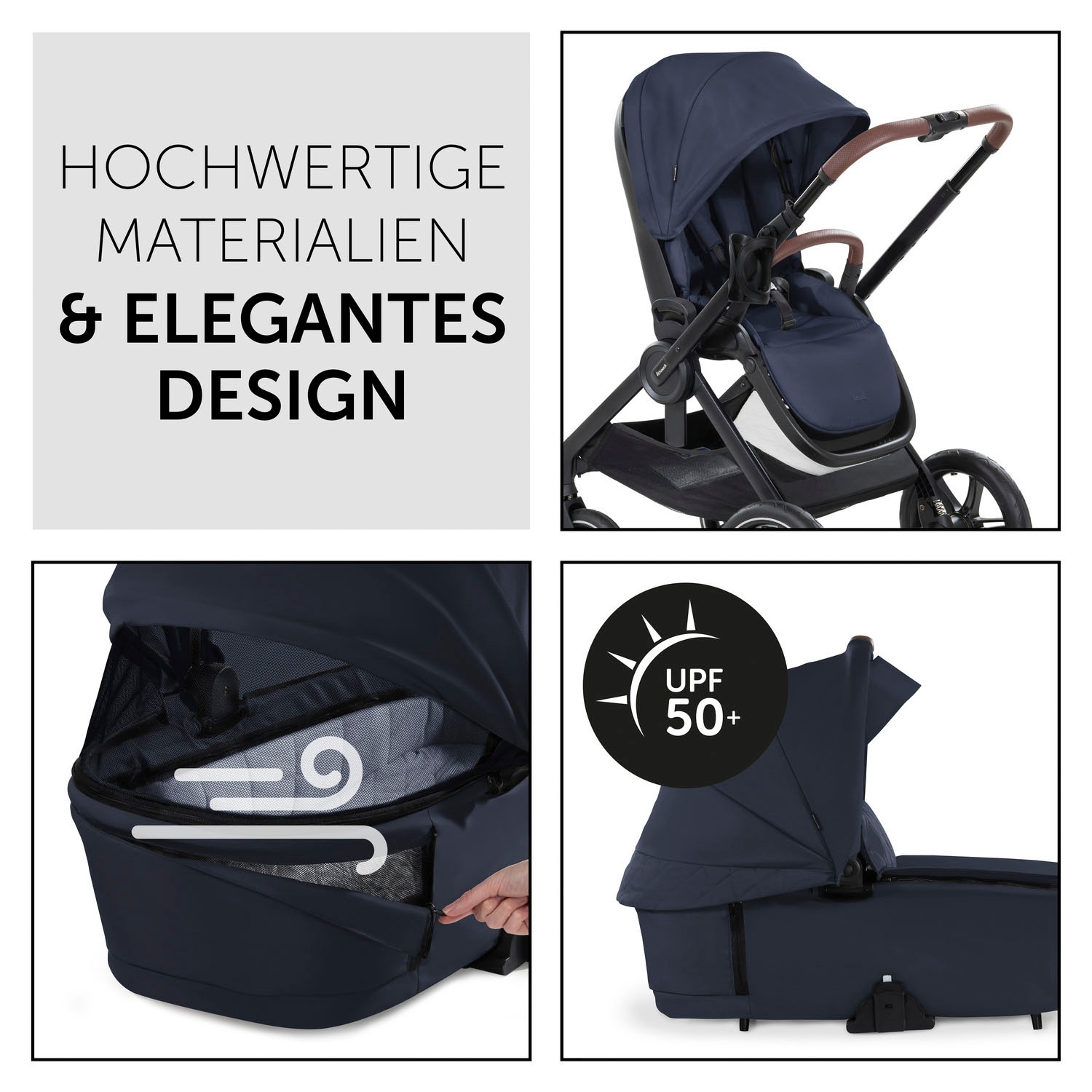 Hauck Kombi-Kinderwagen »Walk N Care Set«, 22 kg, belastbar bis 22 kg