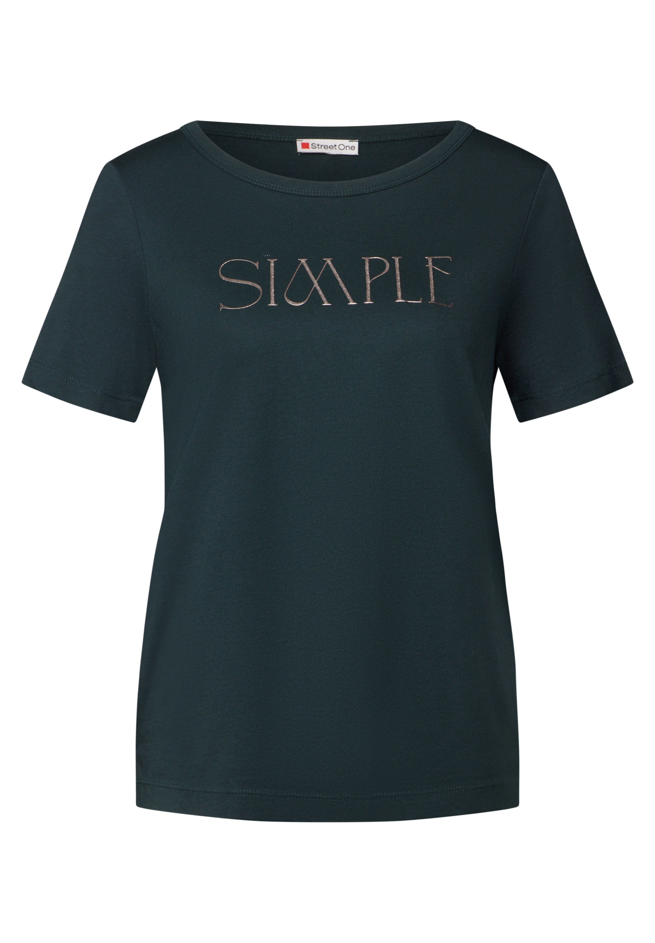 STREET ONE T-Shirt, mit Rundhalsausschnitt