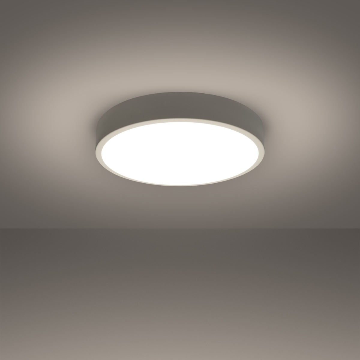 SOLLUX lighting Deckenleuchte »Plafond ONYX 40 weiß LED 3000K«, 1 flammig, Leuchtmittel LED-Modul | LED fest integriert, Streulicht