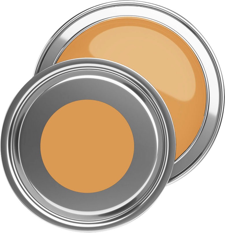 A.S. Création Wandfarbe »Premium Innenwandfarbe PURO Tuchmatt smooth saffron« ideal für Wohnzimmer, Schlafzimmer, Flur und Küche, Farbwelt Orange