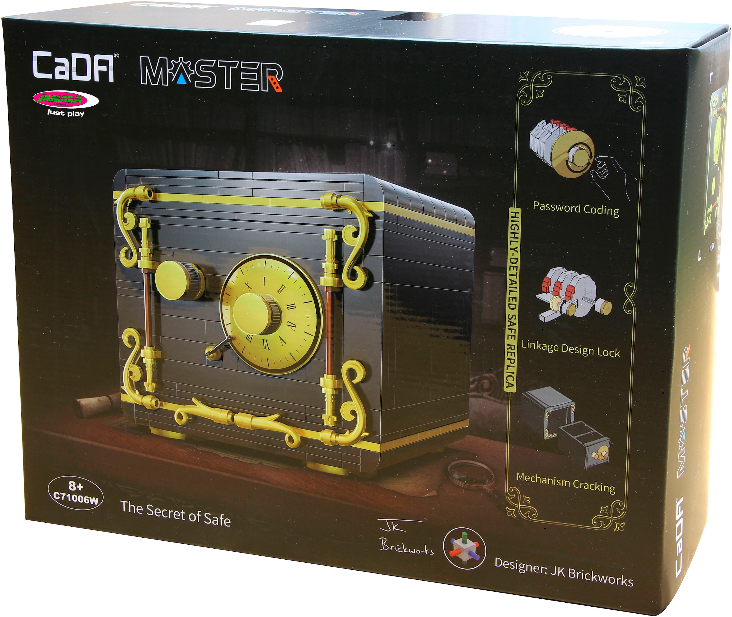 Jamara Konstruktions-Spielset »CaDA, Bricks, Tresor (402851)«