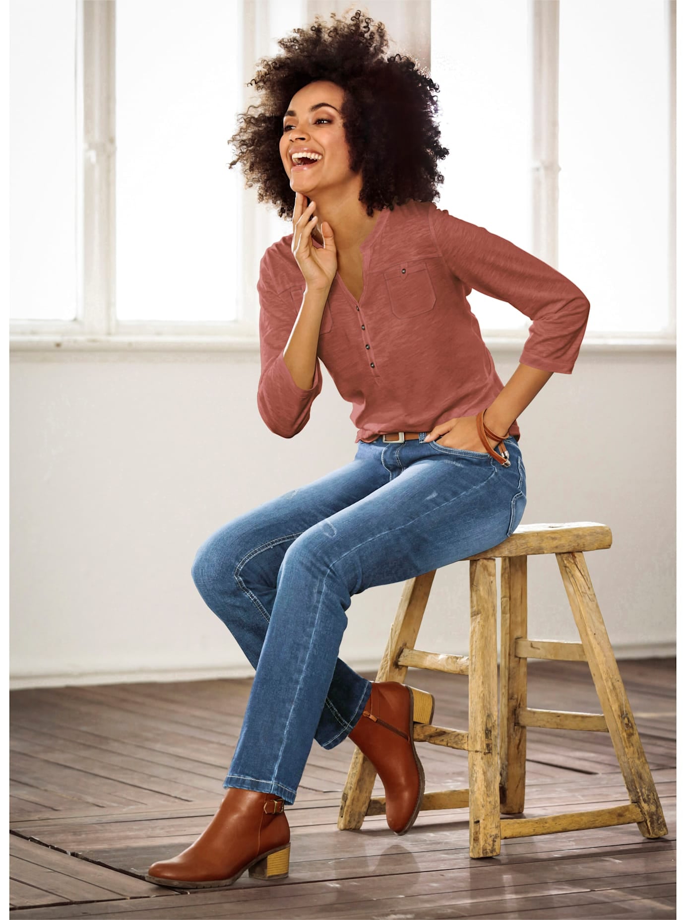Classic Basics Rundhalsshirt "Shirt", (1 tlg.) günstig online kaufen