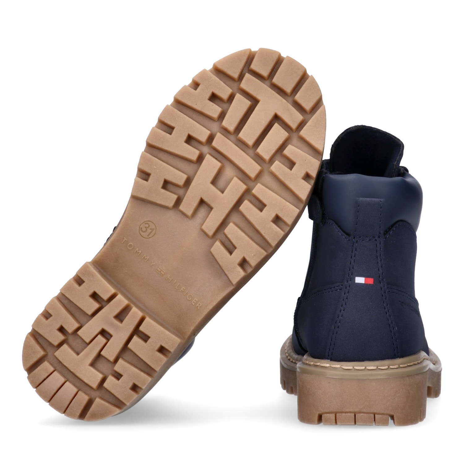 Tommy Hilfiger Schnürboots, Chunky Boots, Winterboots mit Blockabsatz