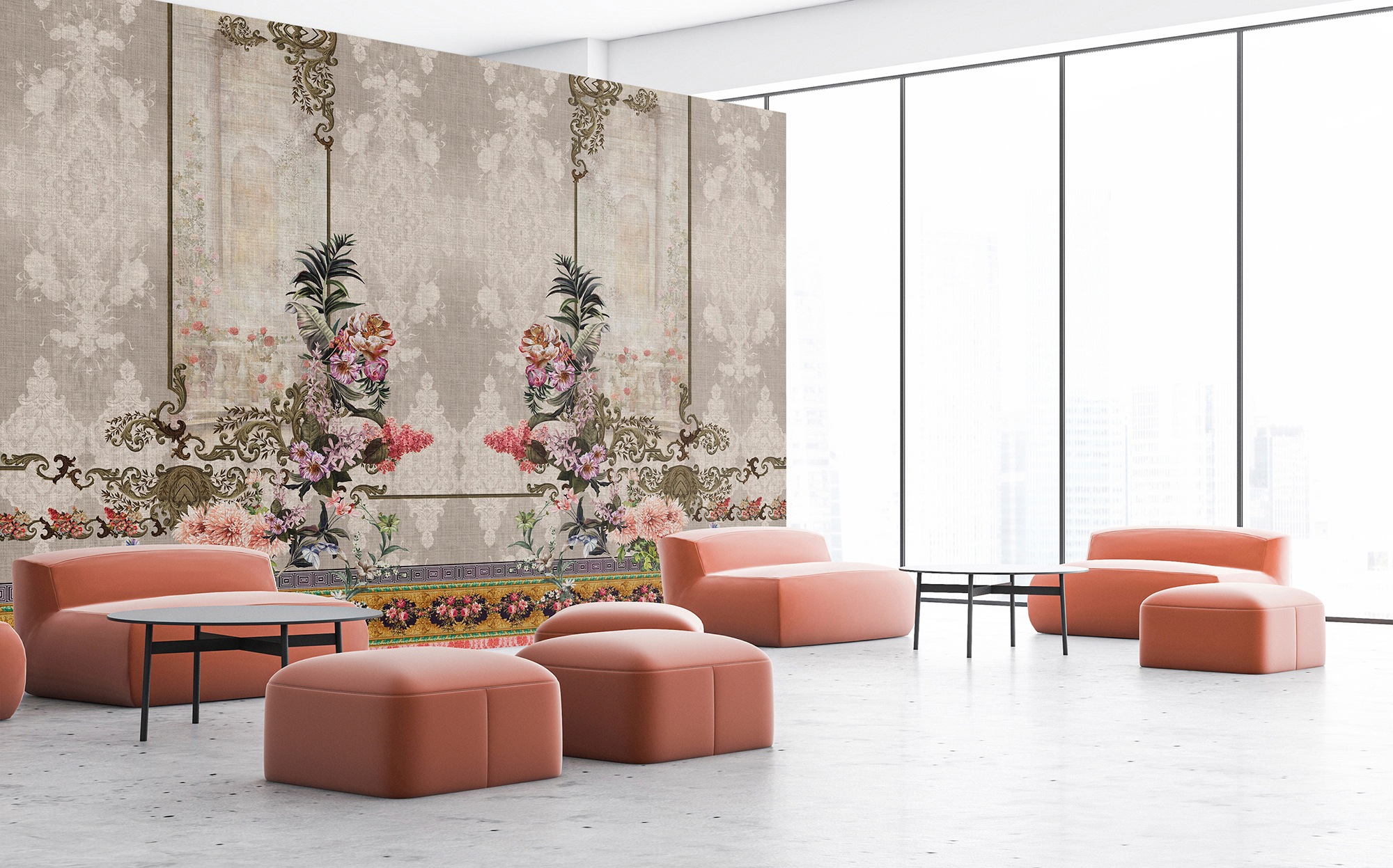 living walls Fototapete »Walls by Patel Oriental Garden«, Vlies, Wand