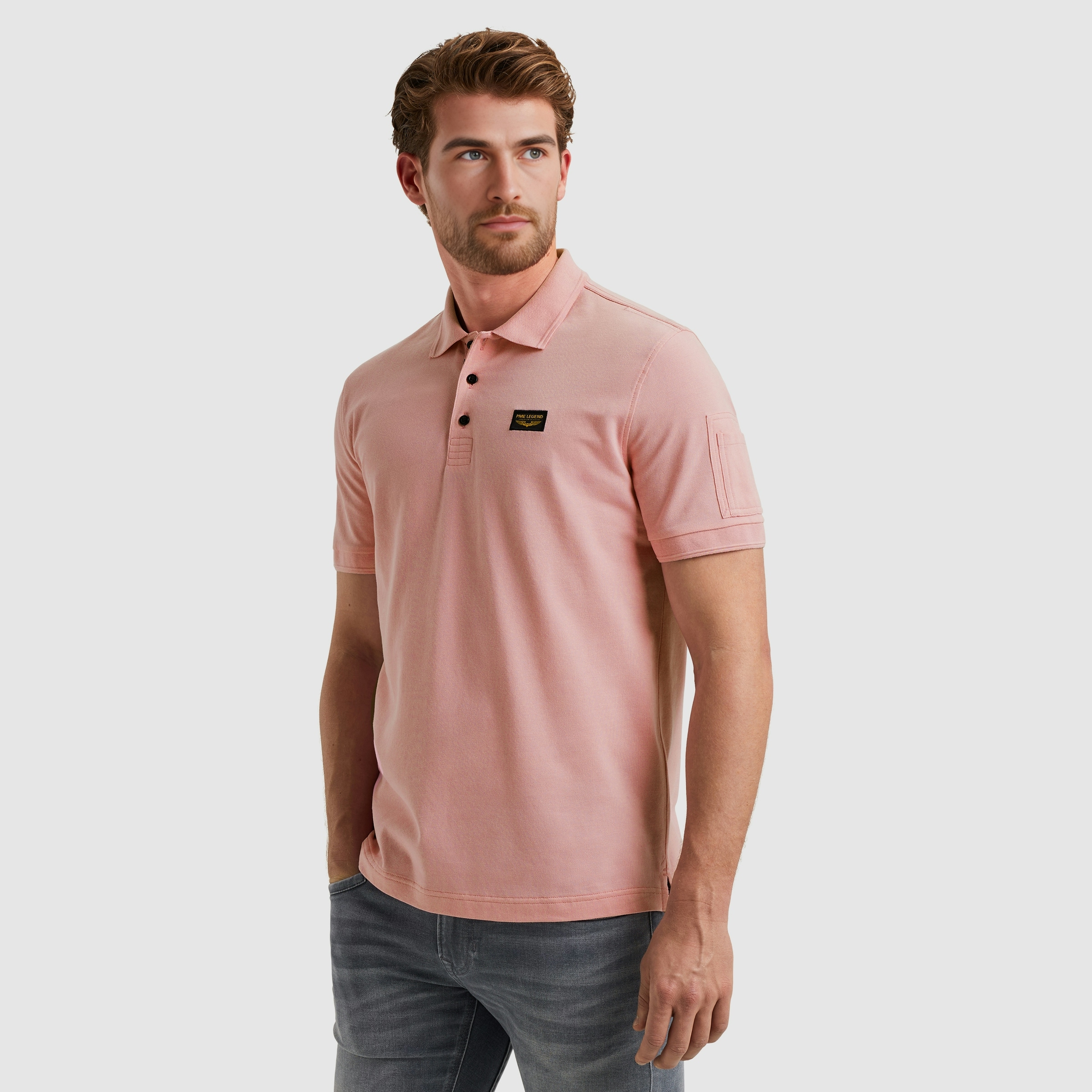 PME LEGEND Poloshirt, mit Logostickerei