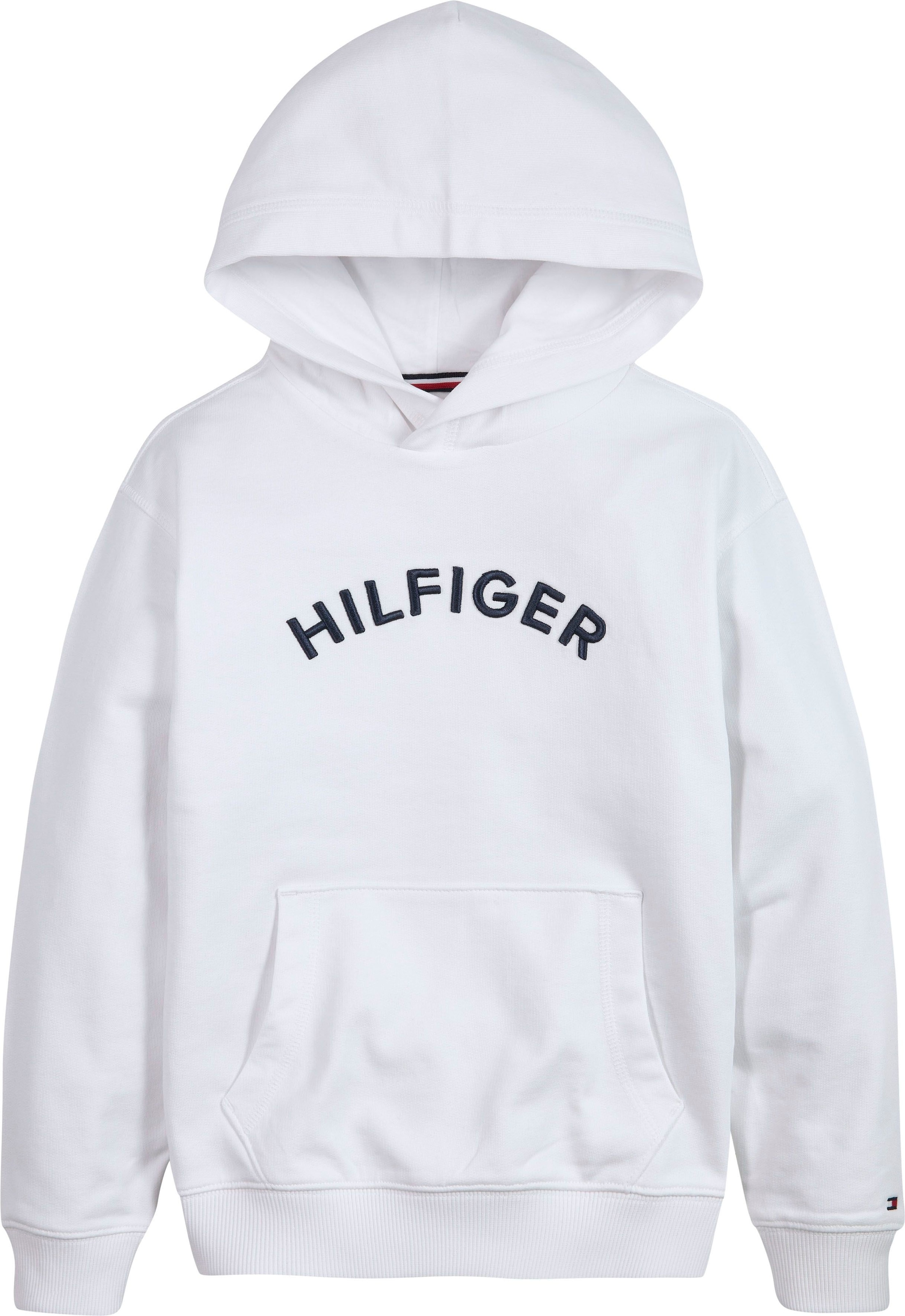 Tommy Hilfiger Kapuzensweatshirt »U HILFIGER ARCHED HOODY«, mit Markenlabel  kaufen | BAUR